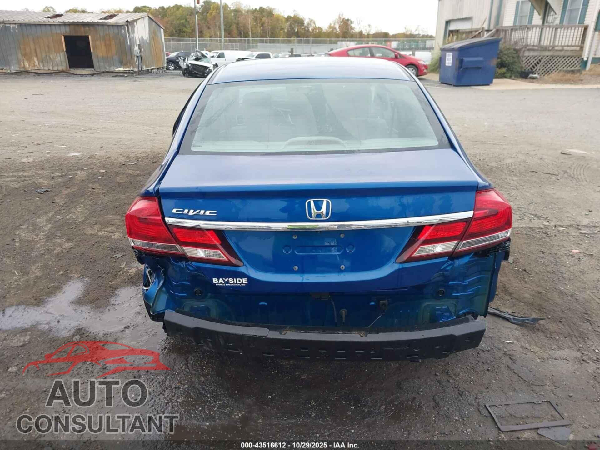 HONDA CIVIC 2015 - 19XFB2F89FE257963