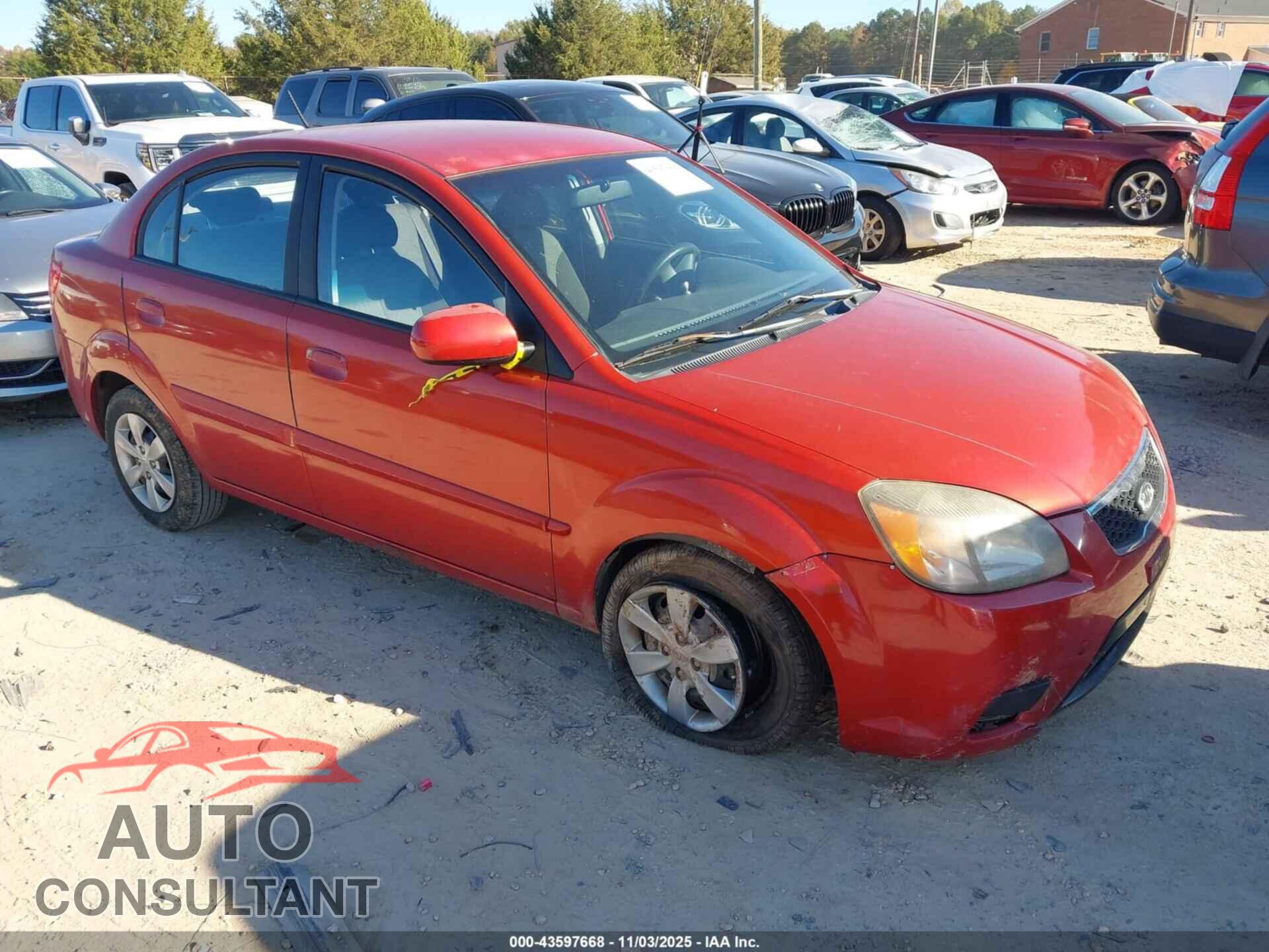 KIA RIO 2010 - KNADH4A38A6606636