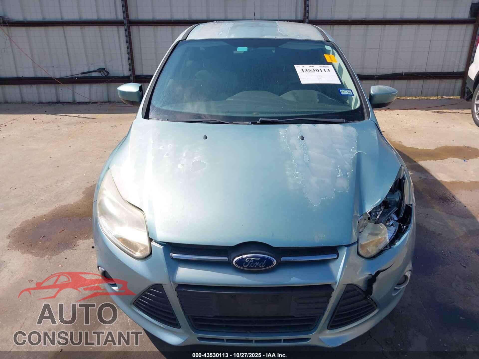 FORD FOCUS 2012 - 1FAHP3K24CL391774