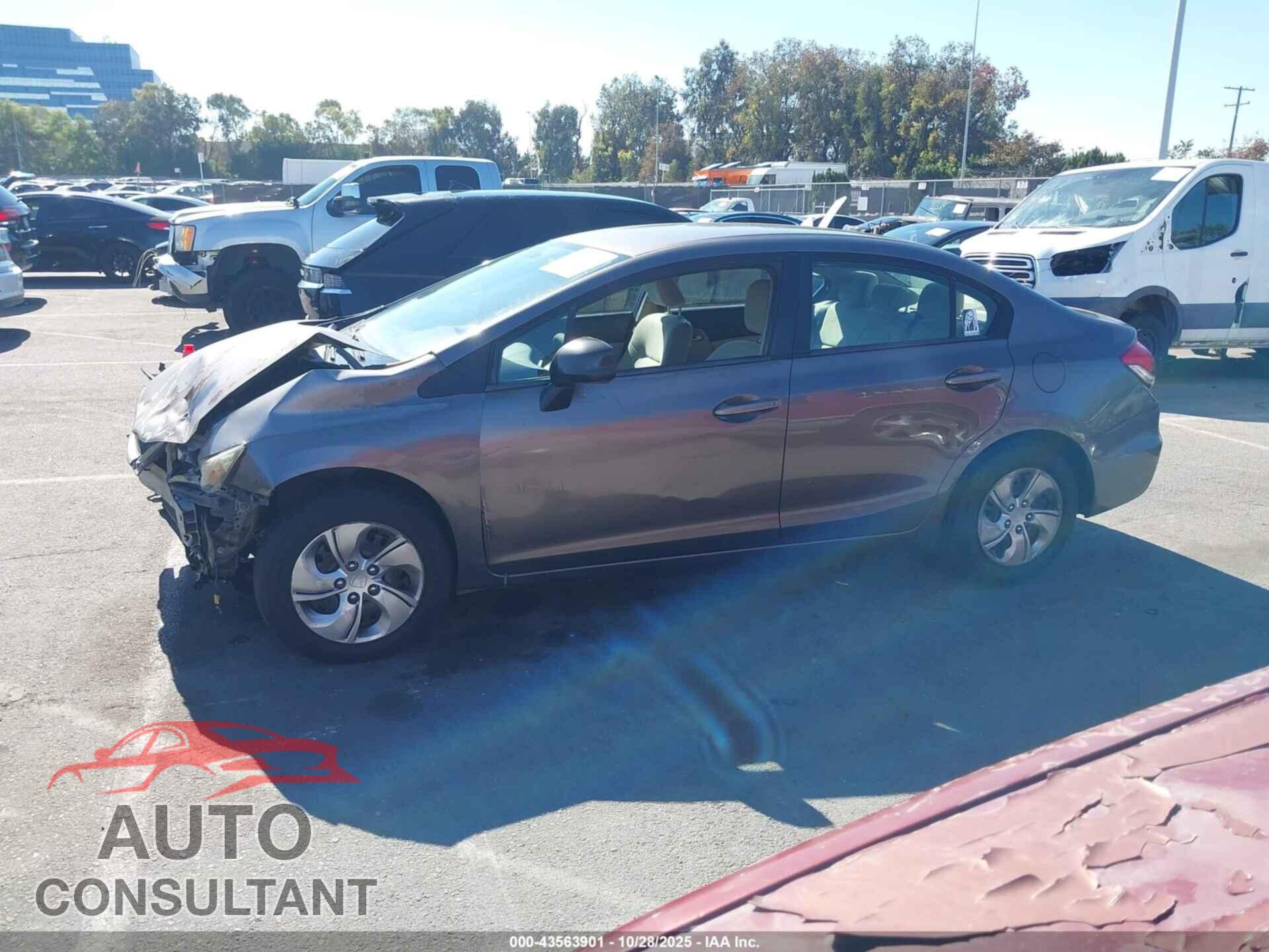 HONDA CIVIC 2013 - 19XFB2F52DE281363