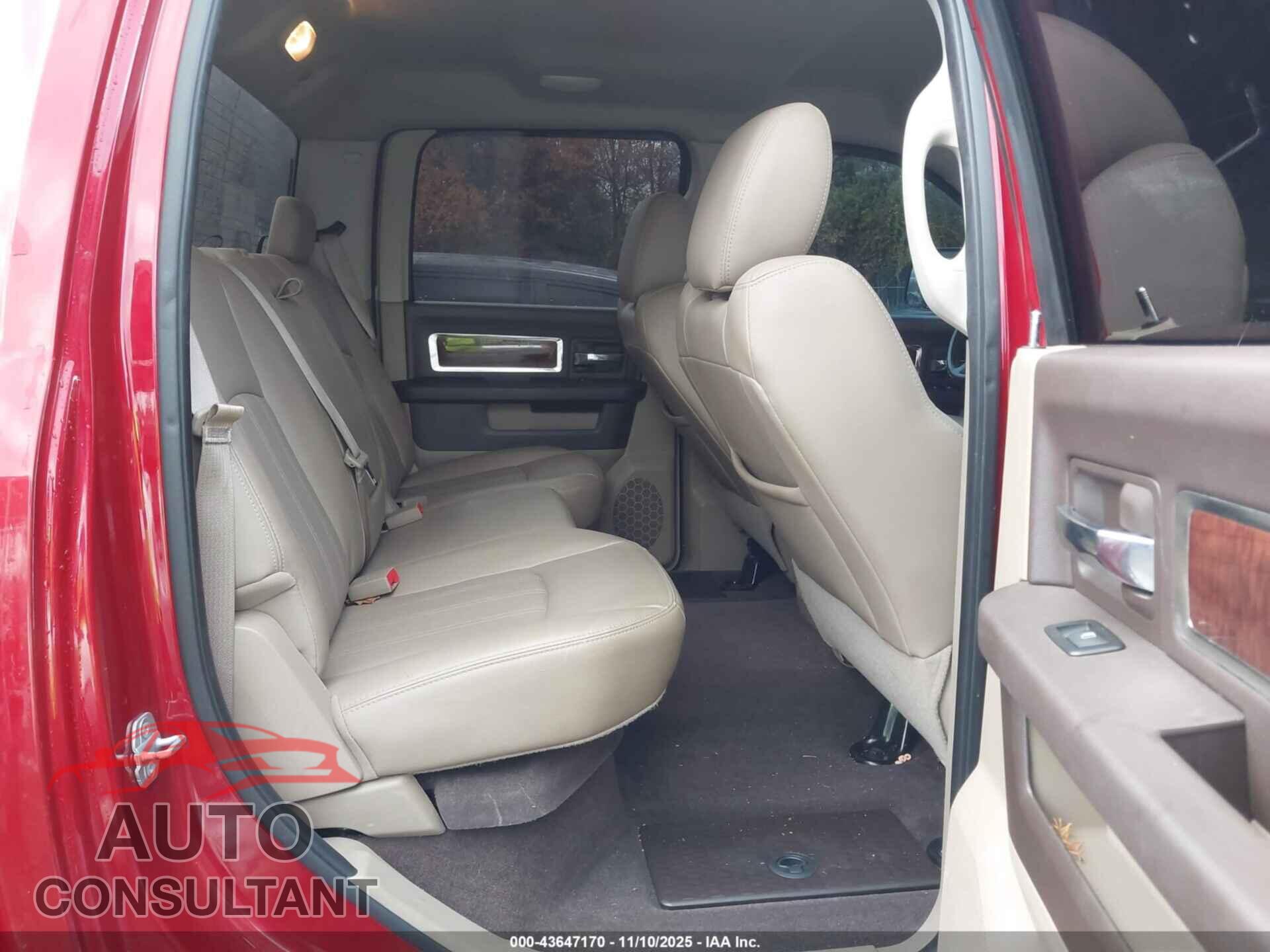 DODGE RAM 2500 2010 - 3D7UT2CL1AG150745