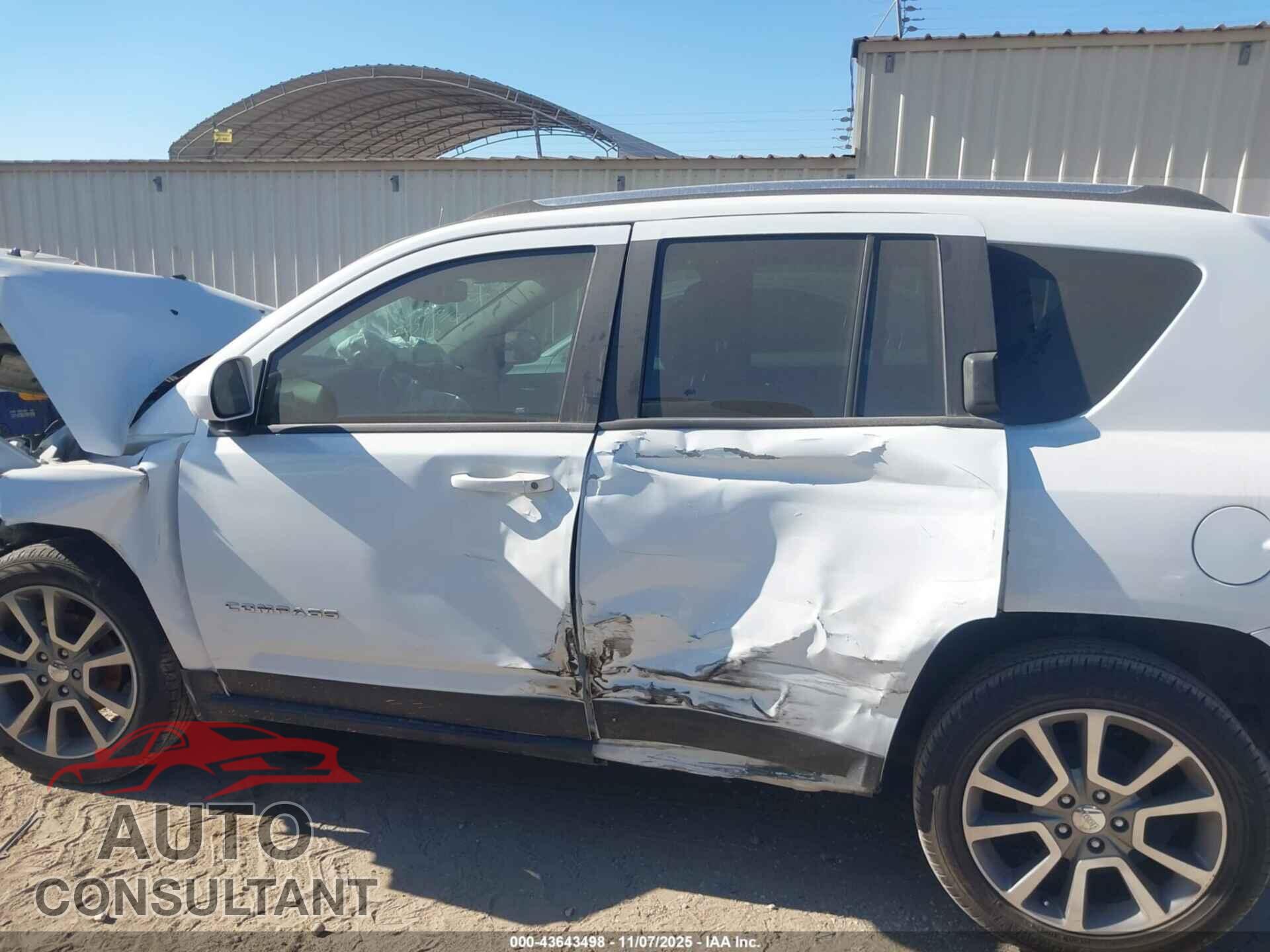 JEEP COMPASS 2017 - 1C4NJCEB8HD170870