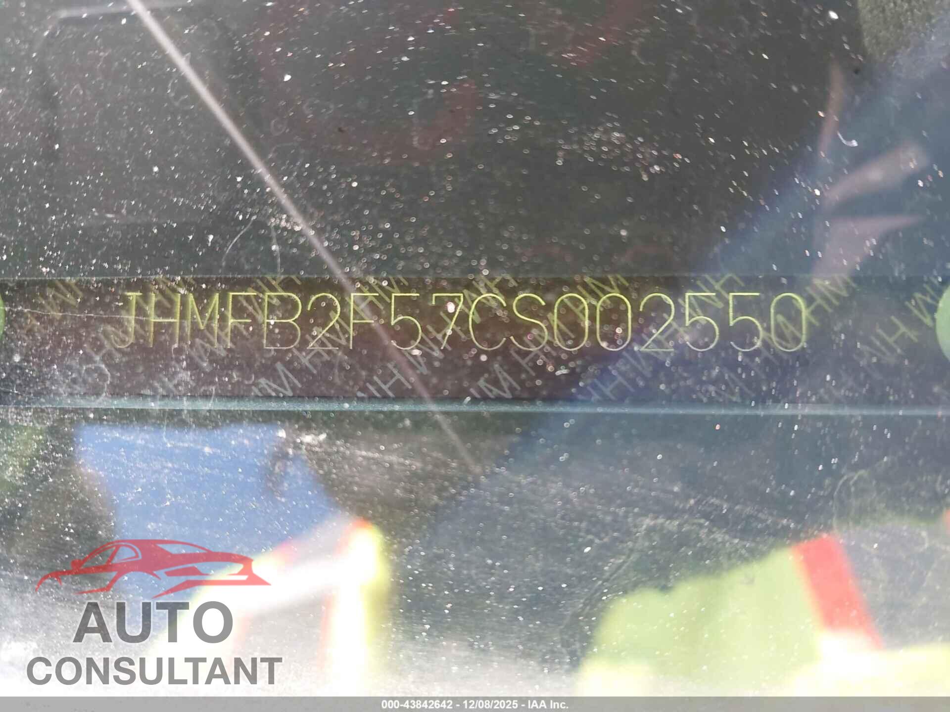 HONDA CIVIC 2012 - JHMFB2F57CS002550