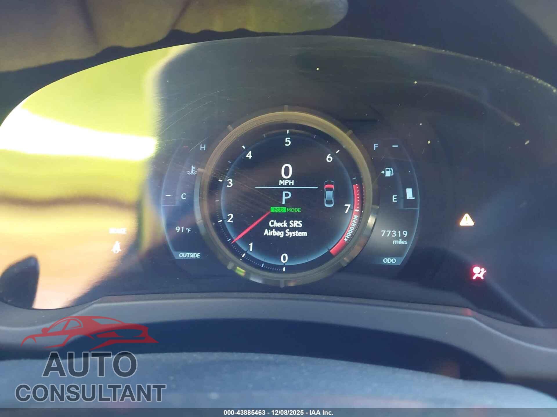 LEXUS IS 250 2014 - JTHBF1D26E5042657