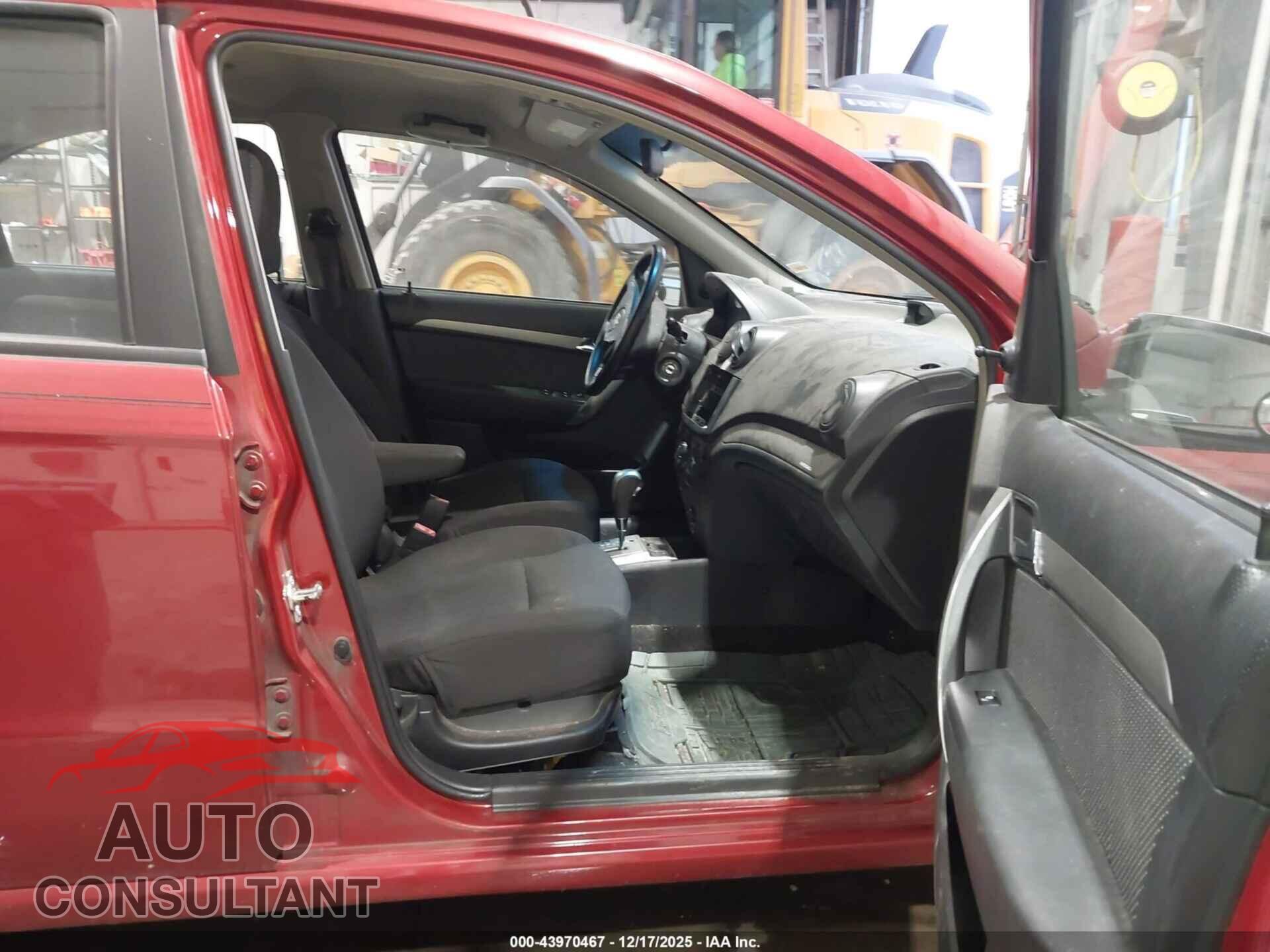 CHEVROLET AVEO 2009 - KL1TD56E49B660665