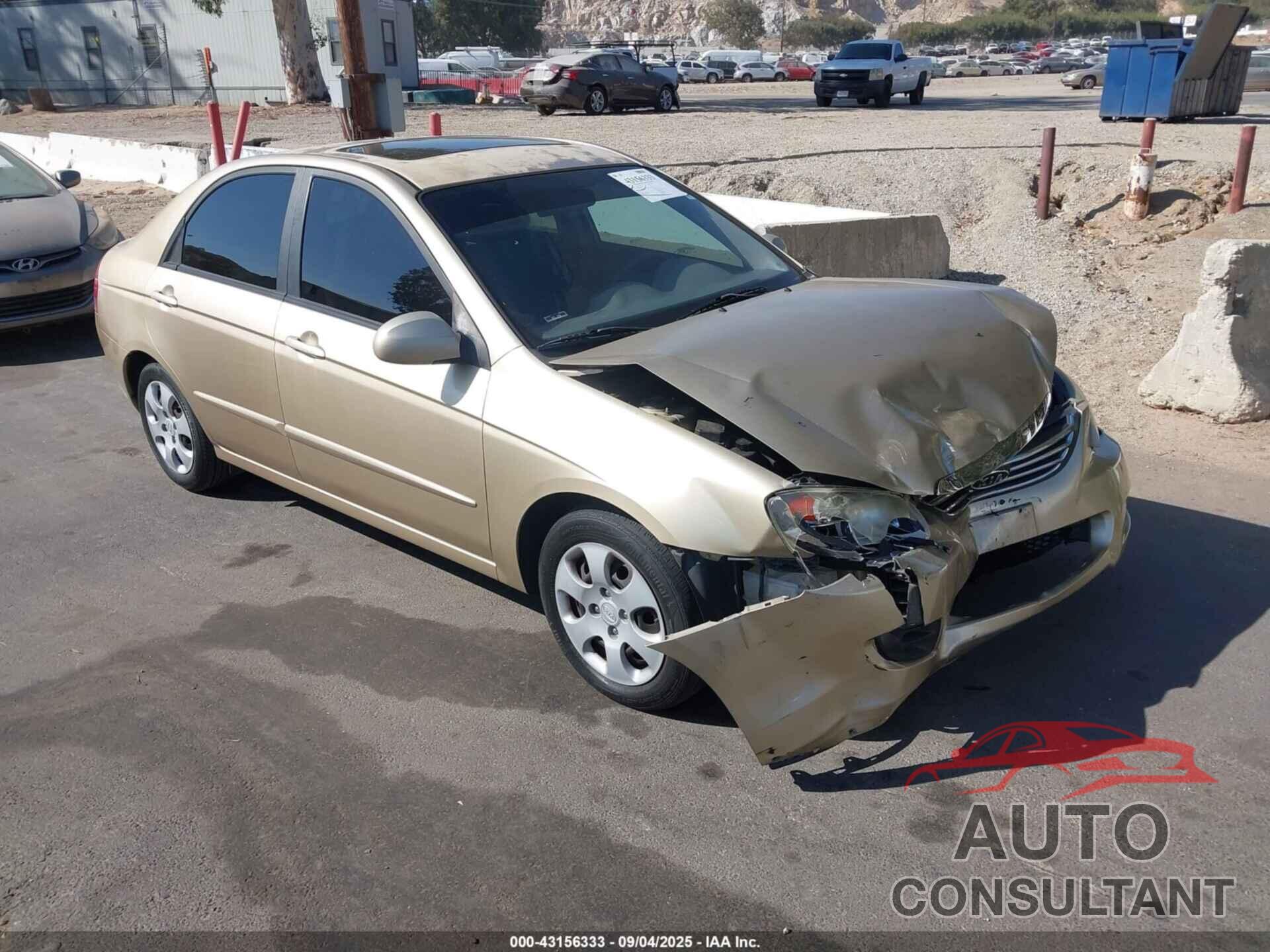 KIA SPECTRA 2009 - KNAFE222595655564