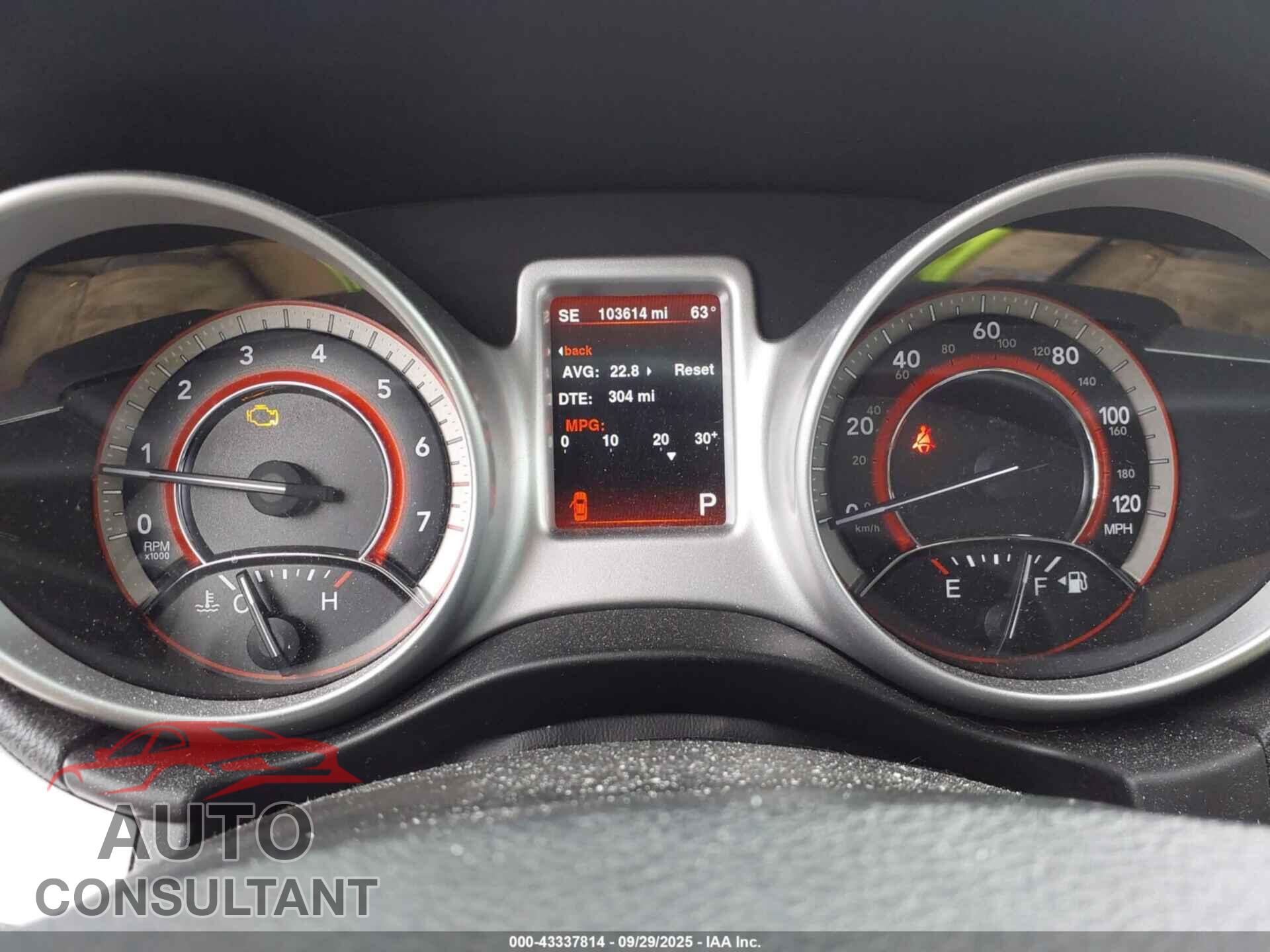 DODGE JOURNEY 2014 - 3C4PDCBG4ET164215