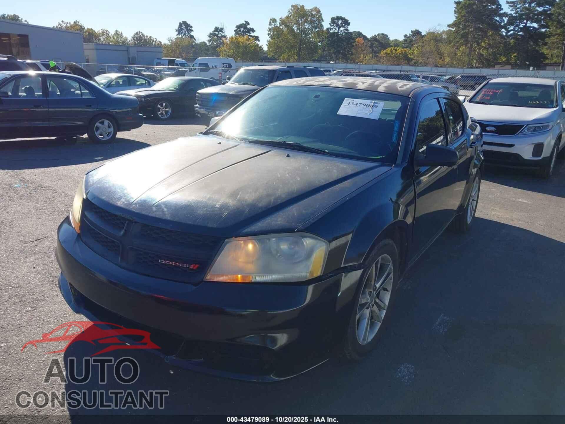 DODGE AVENGER 2013 - 1C3CDZAG8DN756223