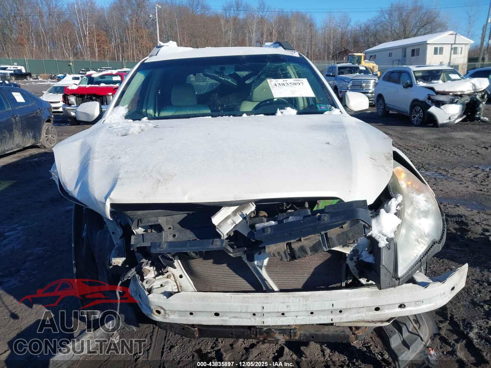 SUBARU OUTBACK 2012 - 4S4BRBCC0C3224562