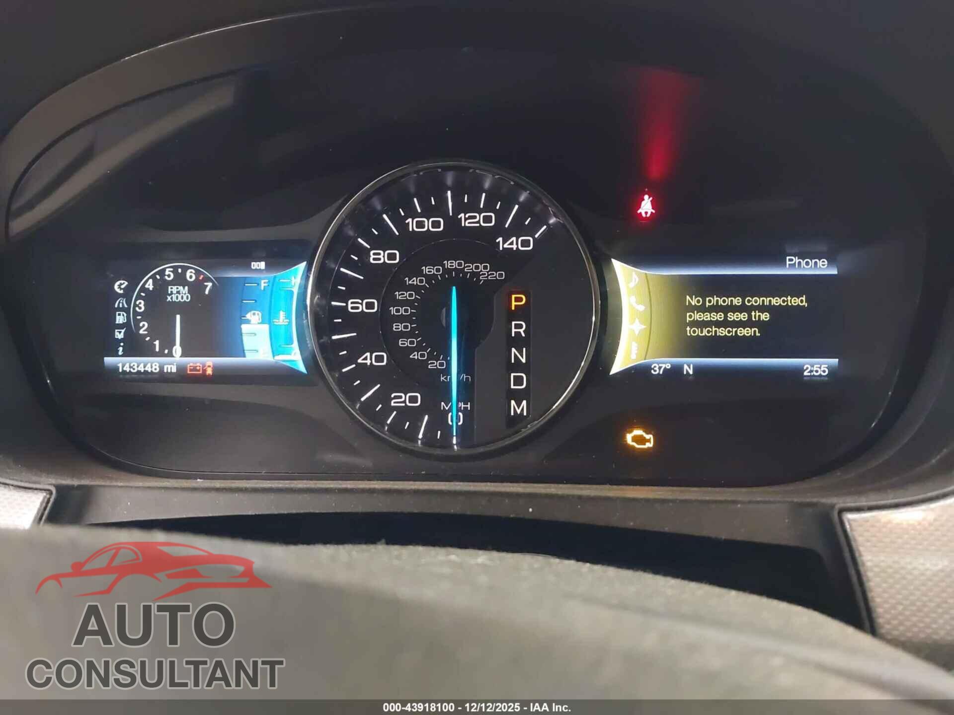FORD EDGE 2012 - 2FMDK3JC0CBA49896
