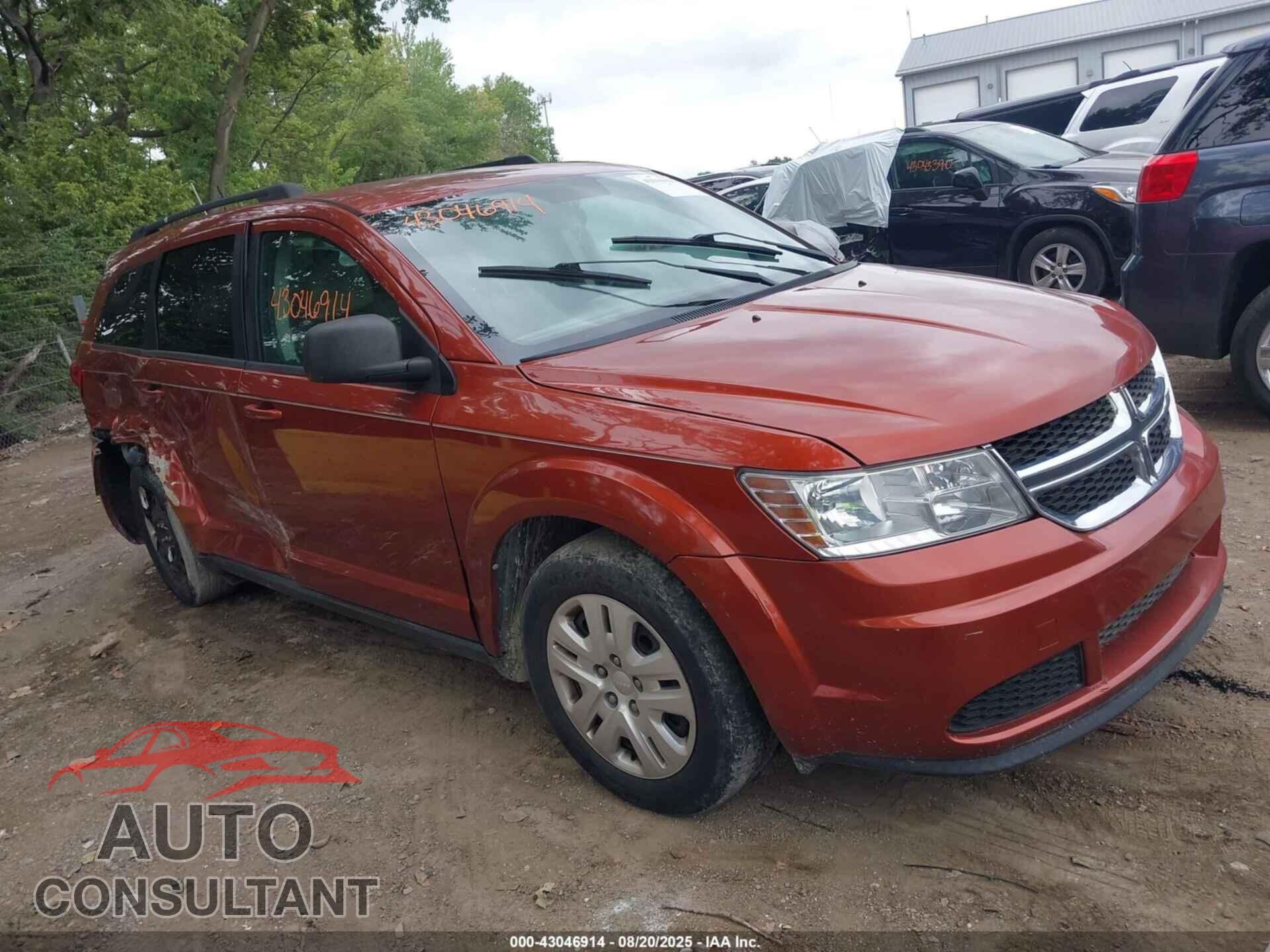 DODGE JOURNEY 2014 - 3C4PDCAB0ET277956