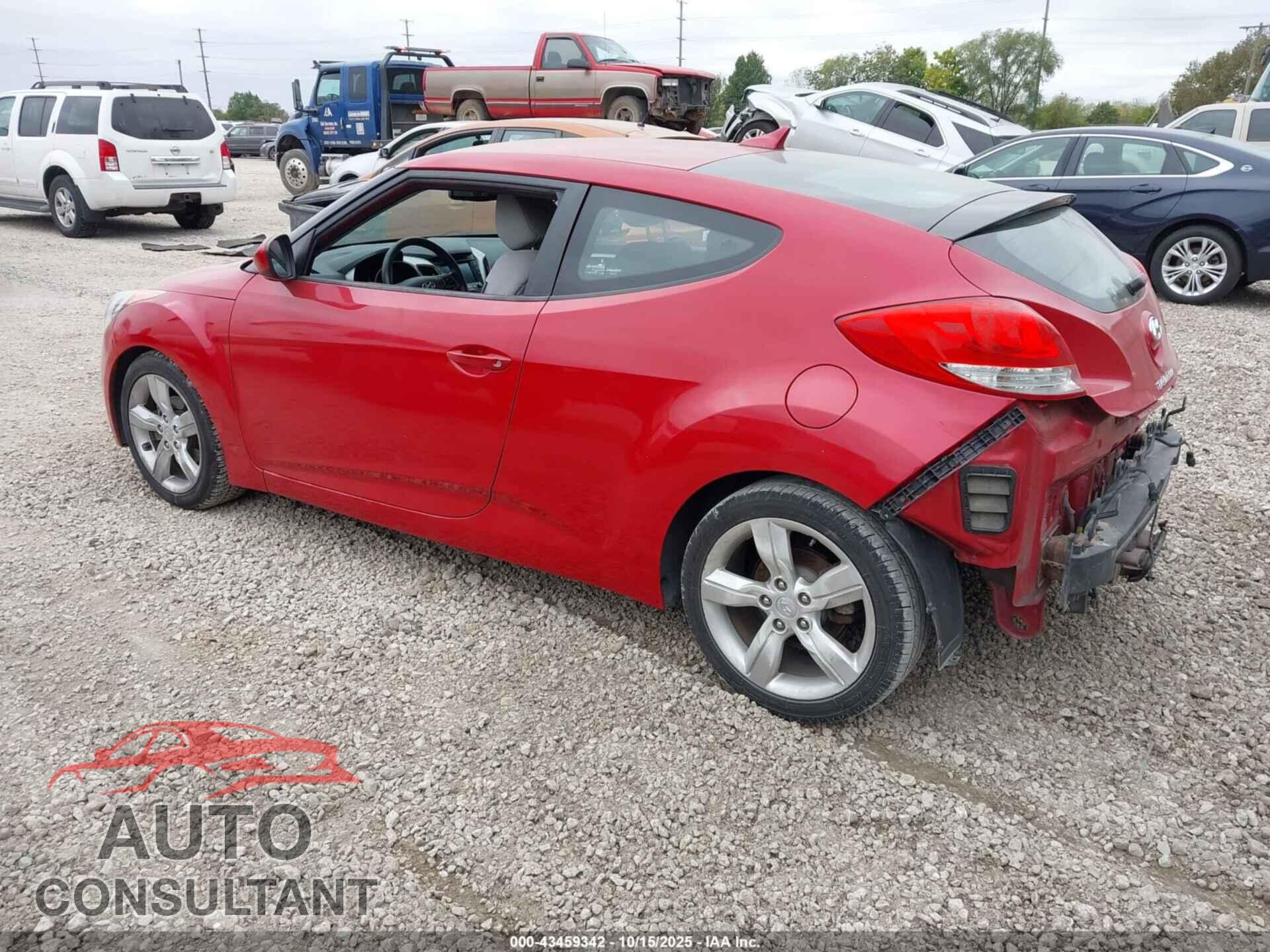 HYUNDAI VELOSTER 2013 - KMHTC6AD7DU129100