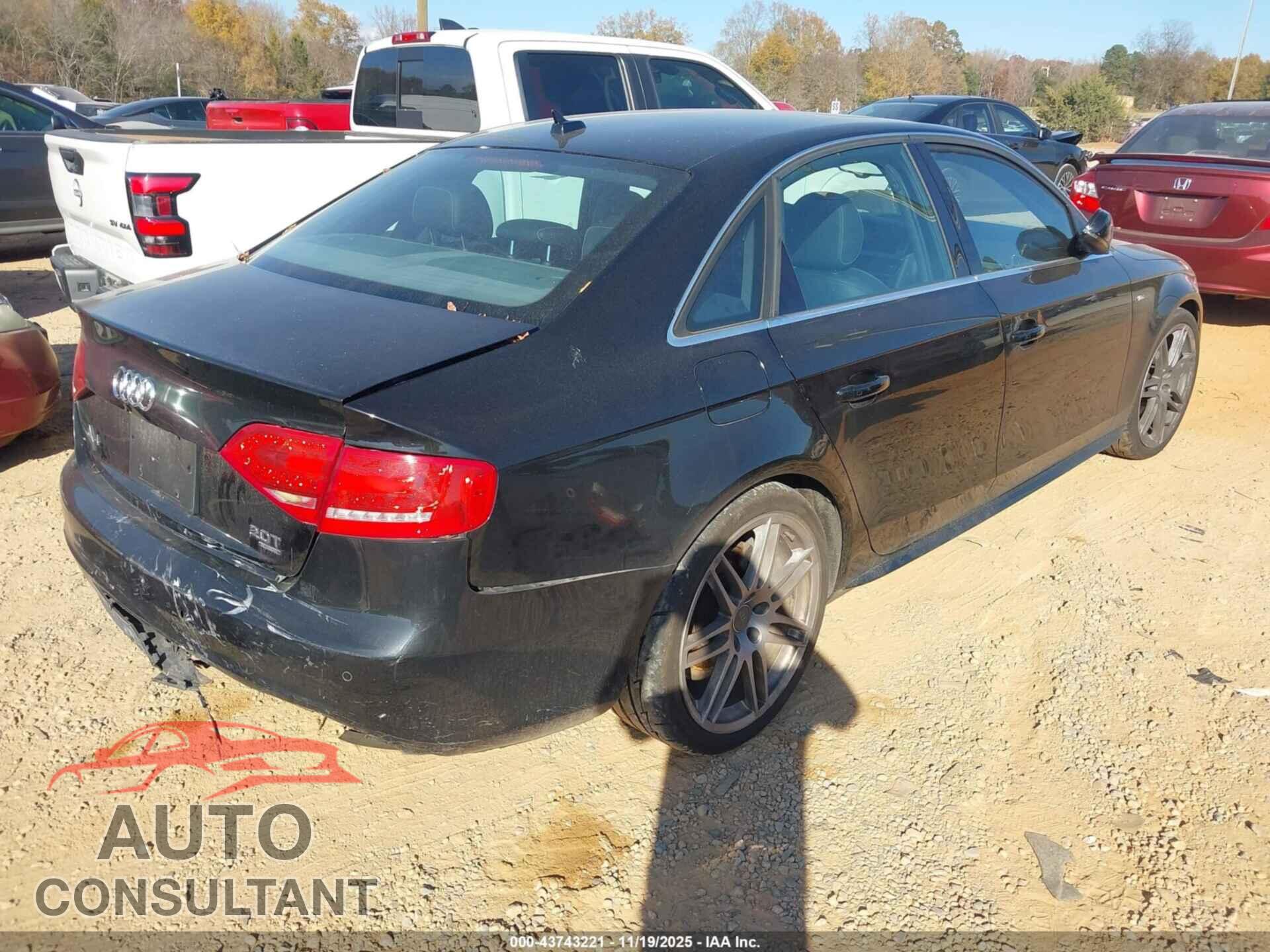 AUDI A4 2011 - WAUMFAFL5BN032579