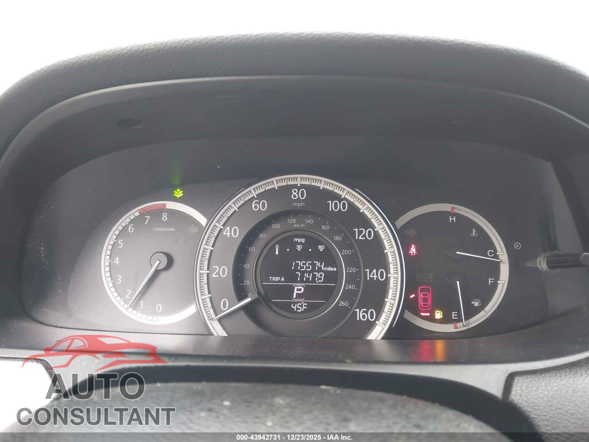 HONDA ACCORD 2014 - 1HGCR2F33EA272836