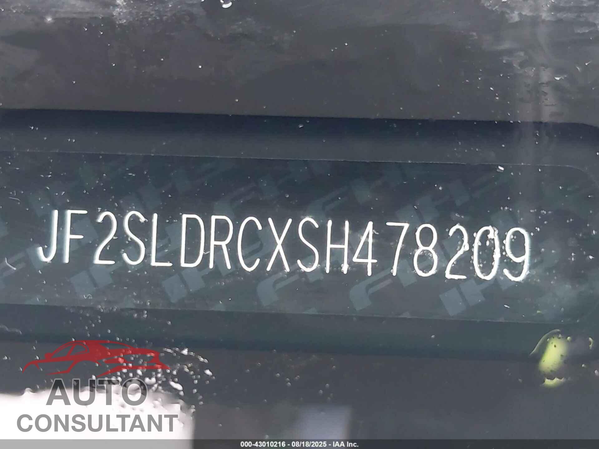 SUBARU FORESTER 2025 - JF2SLDRCXSH478209