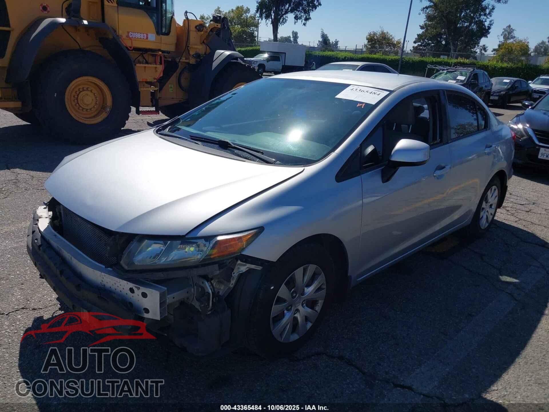 HONDA CIVIC 2012 - 19XFB2F59CE336521