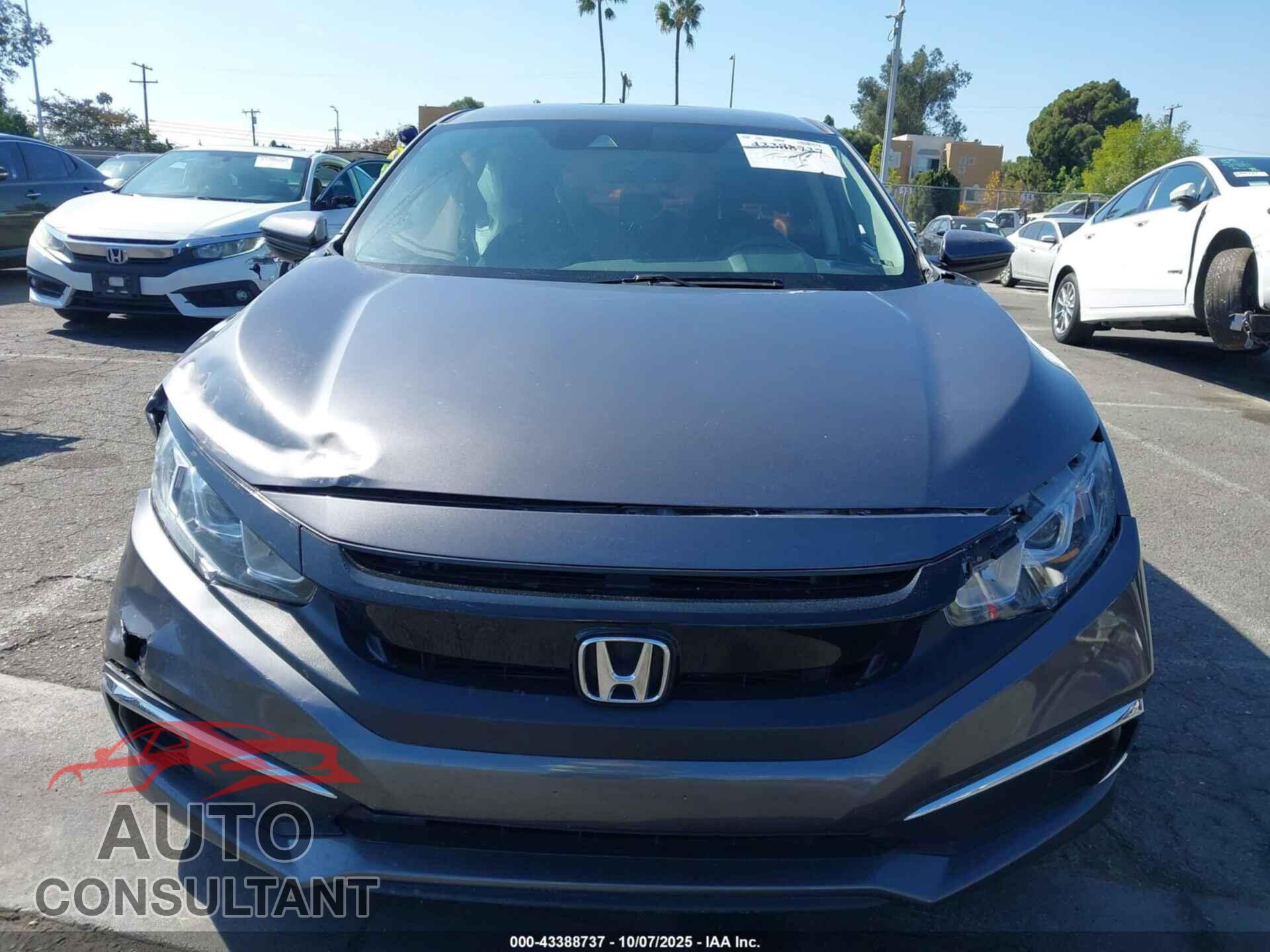 HONDA CIVIC 2020 - 19XFC2F61LE212636