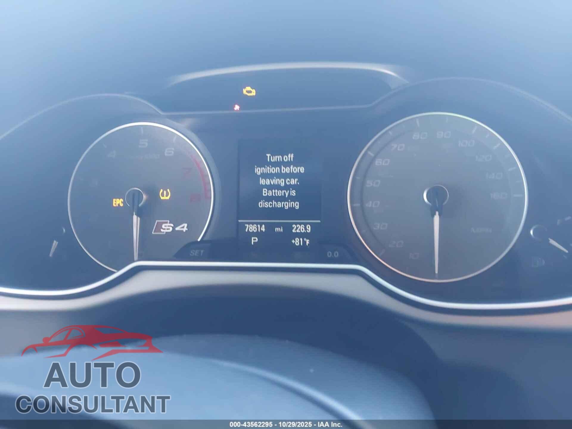 AUDI S4 2014 - WAUBGAFL4EA128333