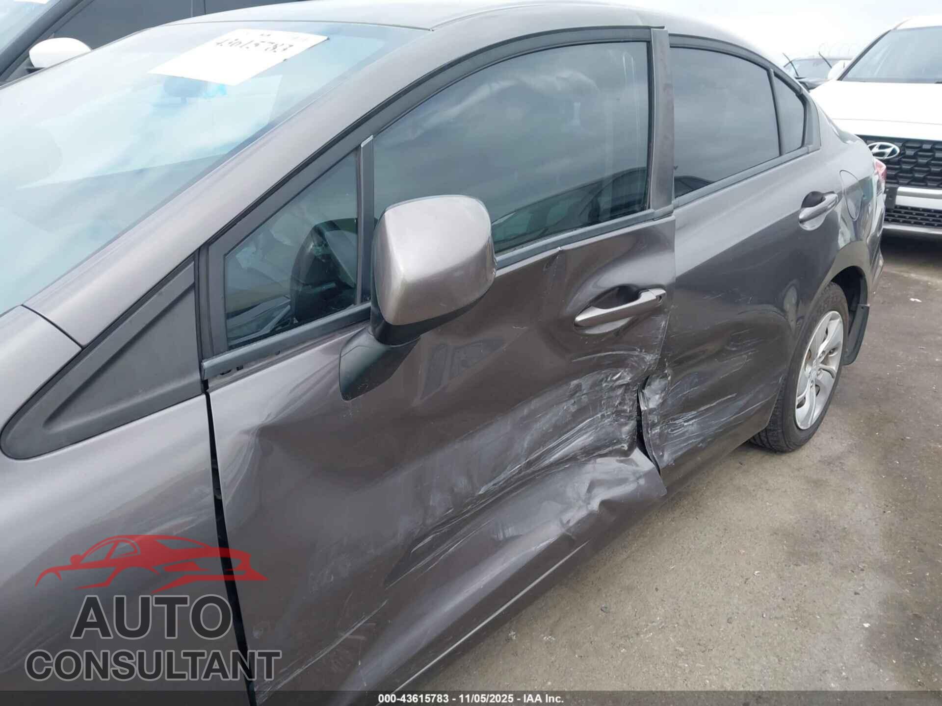 HONDA CIVIC 2013 - 19XFB2F58DE272781