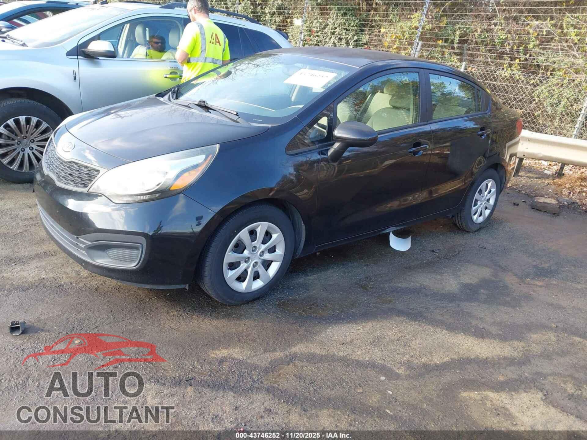 KIA RIO 2012 - KNADM4A35C6045651