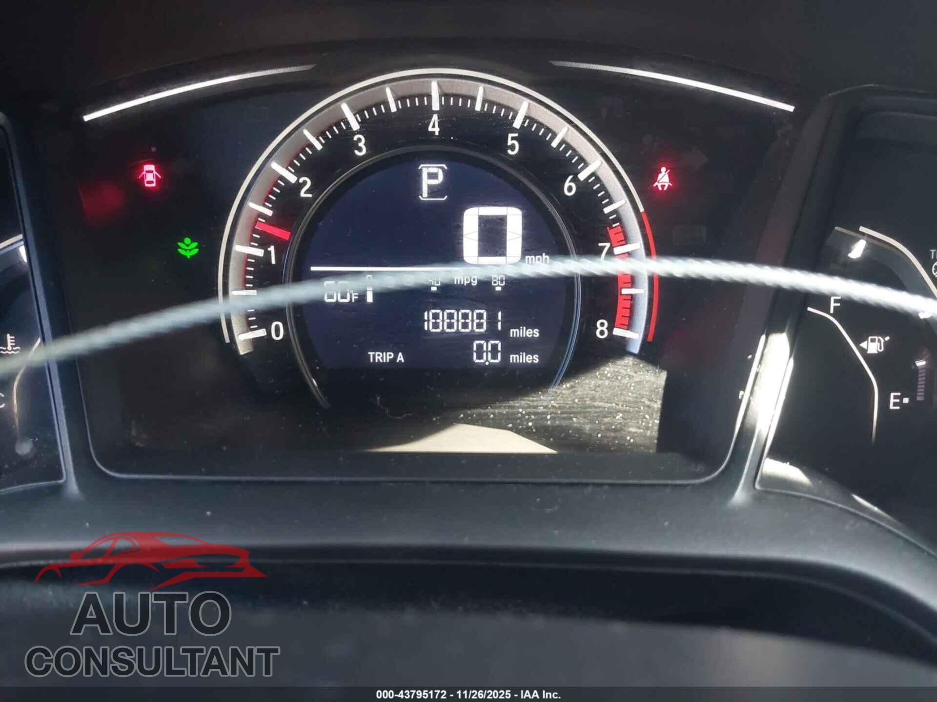 HONDA CIVIC 2016 - 19XFC2F52GE041862