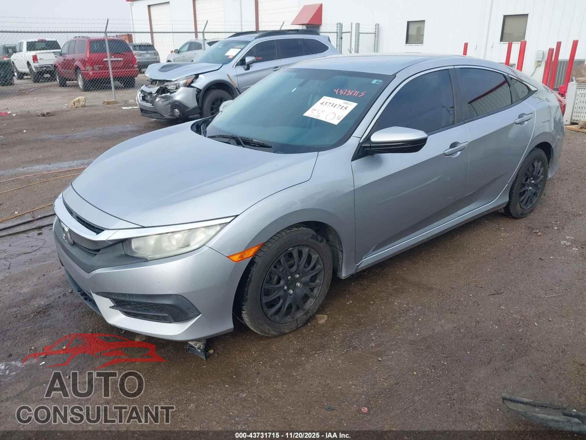 HONDA CIVIC 2017 - 19XFC2F58HE040958