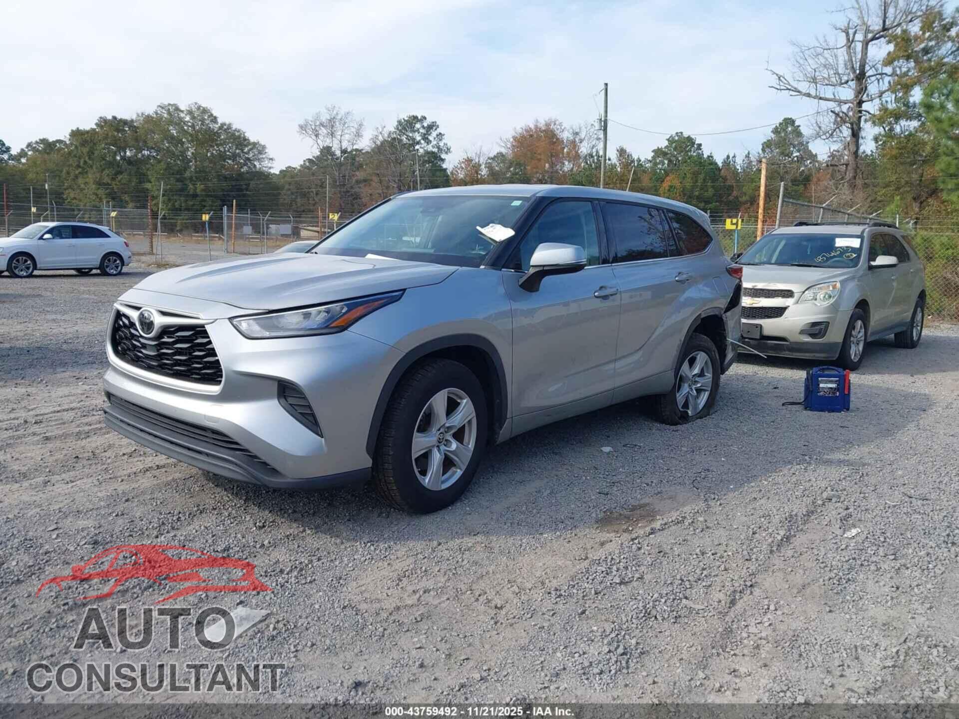 TOYOTA HIGHLANDER 2020 - 5TDCZRAH8LS504468