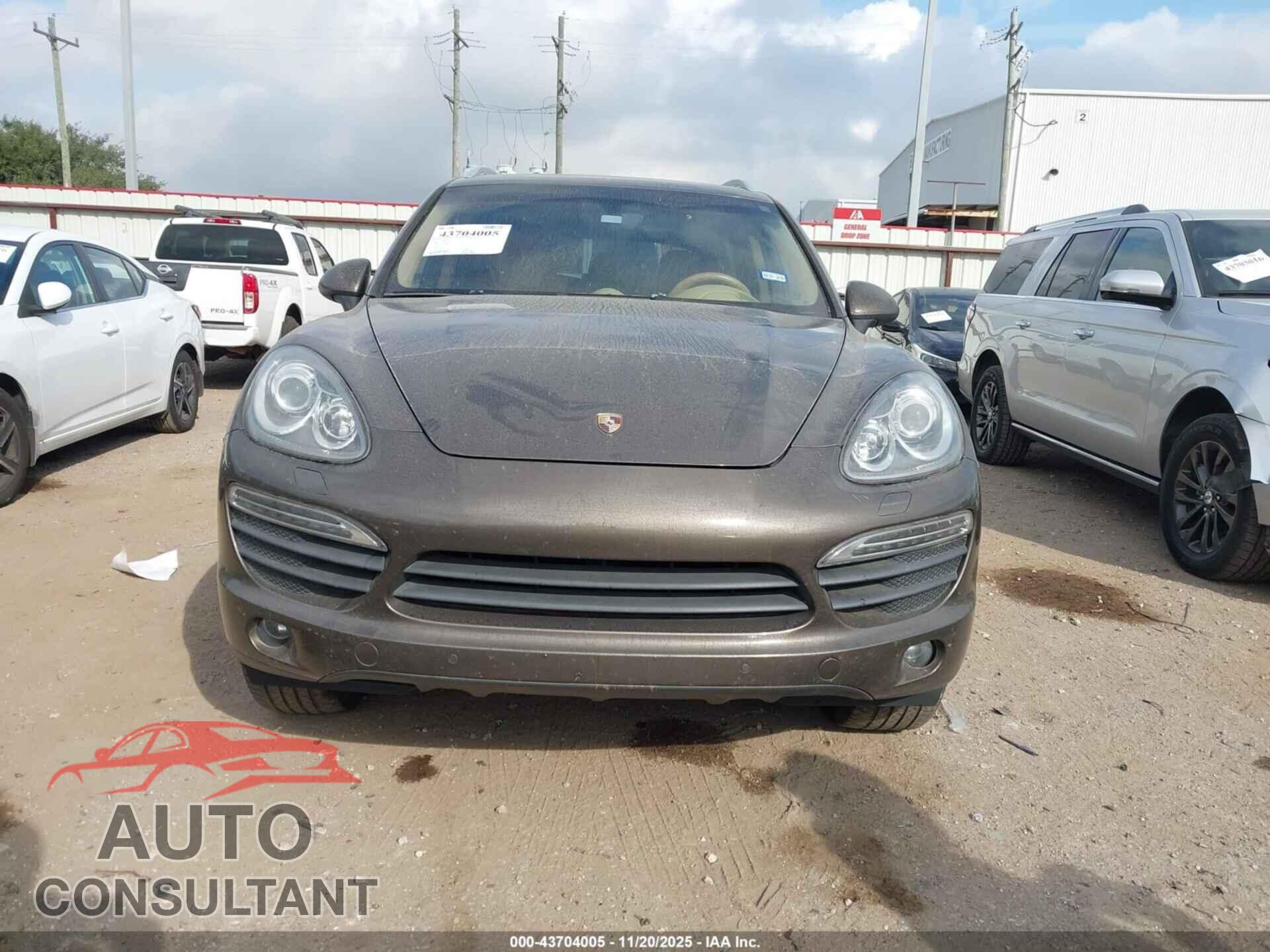 PORSCHE CAYENNE 2012 - WP1AB2A28CLA50947