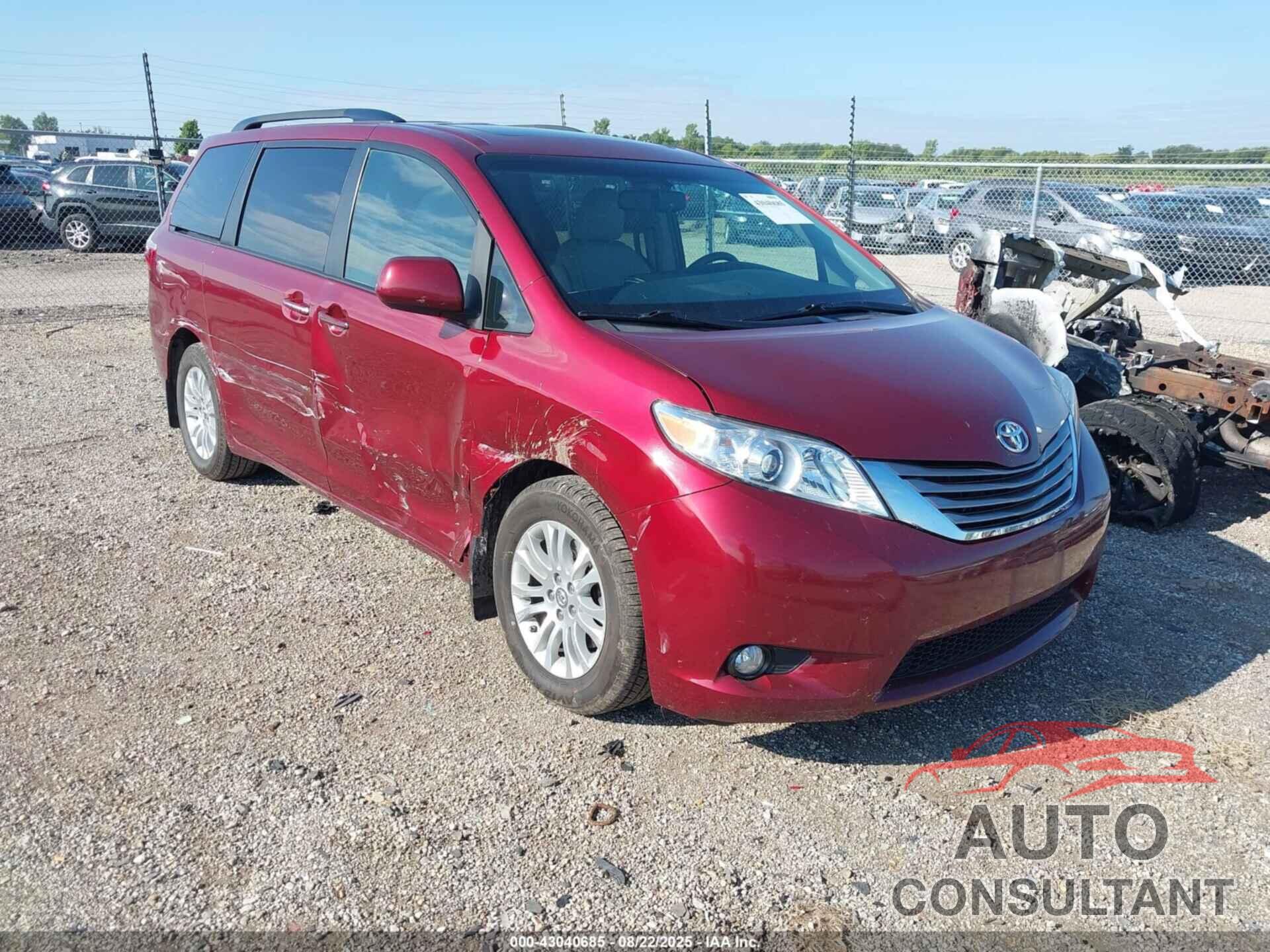 TOYOTA SIENNA 2017 - 5TDYZ3DC3HS863253