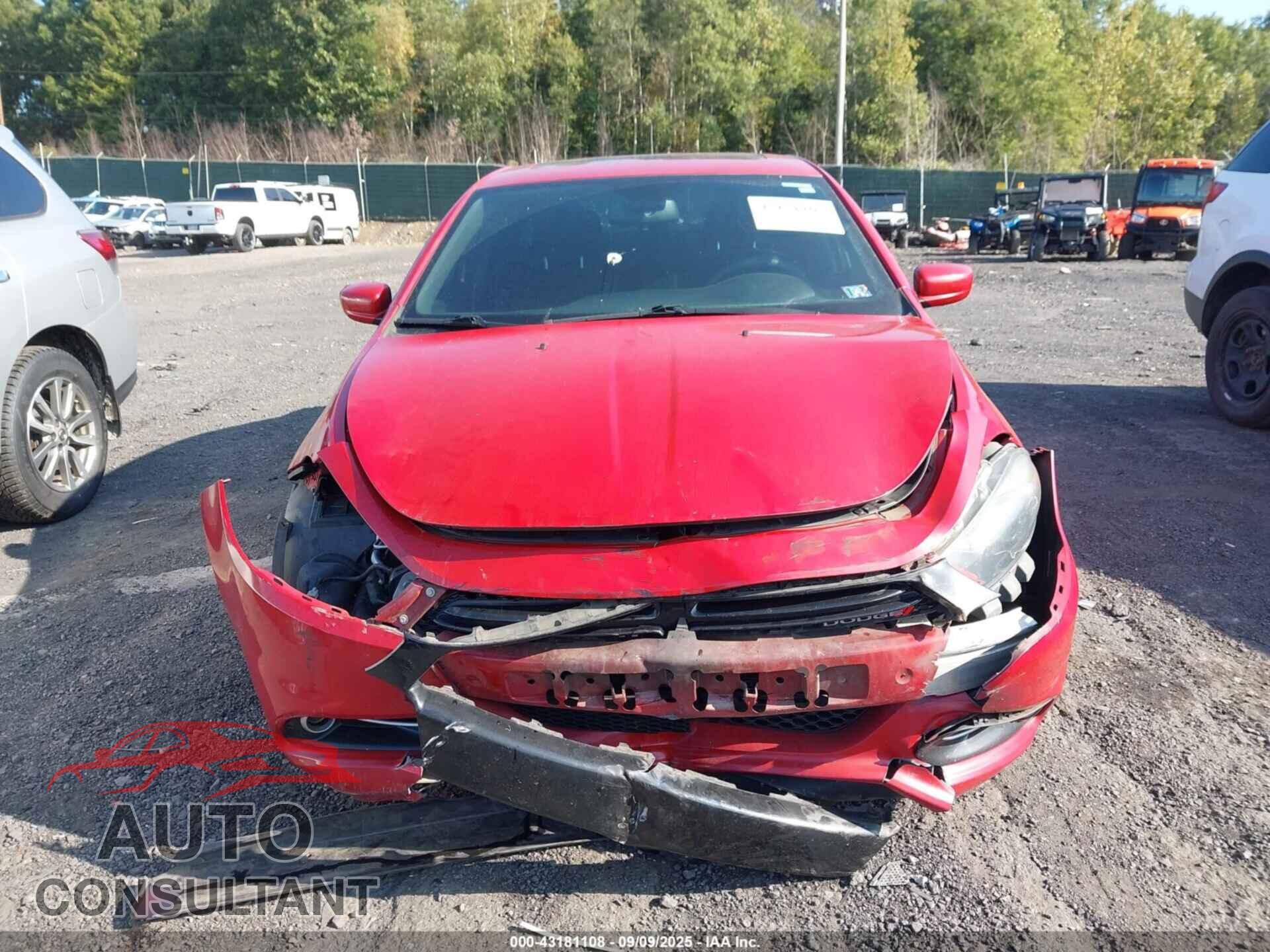 DODGE DART 2016 - 1C3CDFBB9GD540974