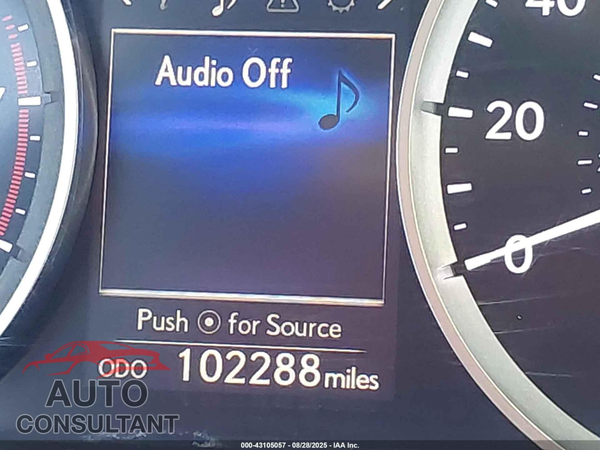LEXUS IS 250 2015 - JTHCF1D28F5018768