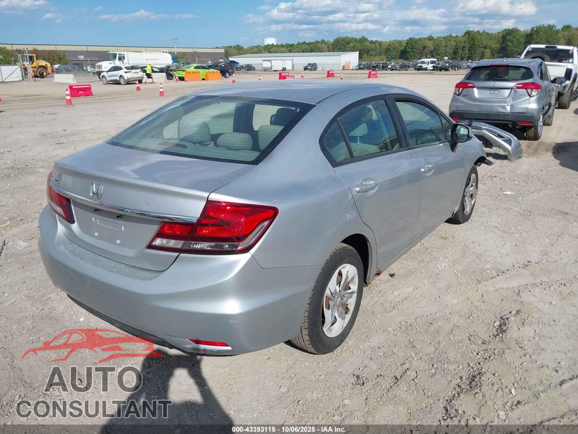 HONDA CIVIC 2013 - 19XFB2F53DE067062