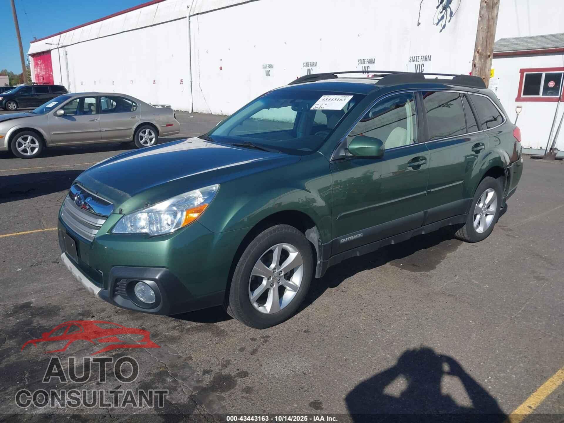 SUBARU OUTBACK 2013 - 4S4BRBKC9D3290952