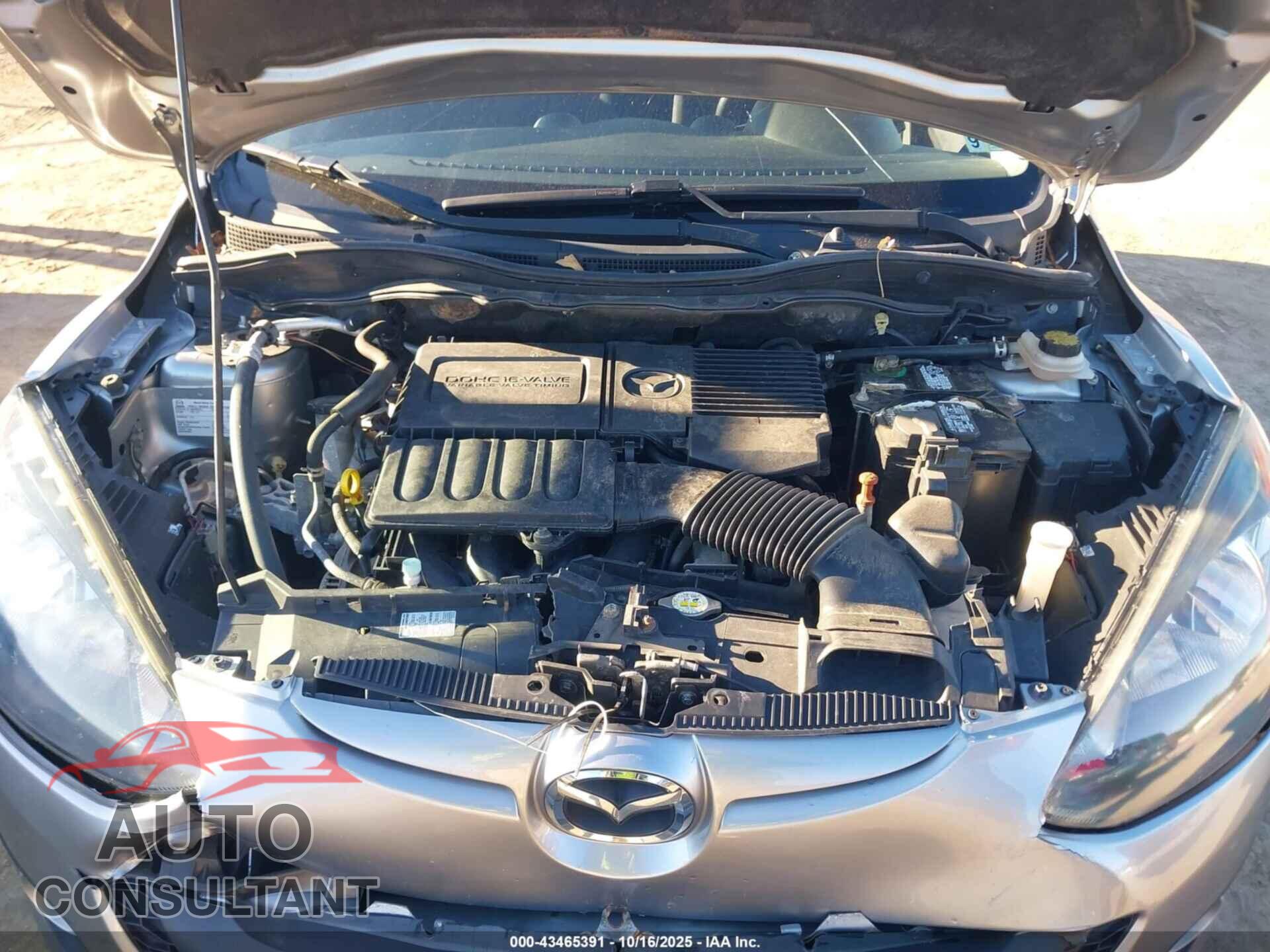 MAZDA MAZDA2 2013 - JM1DE1LY6D0161601