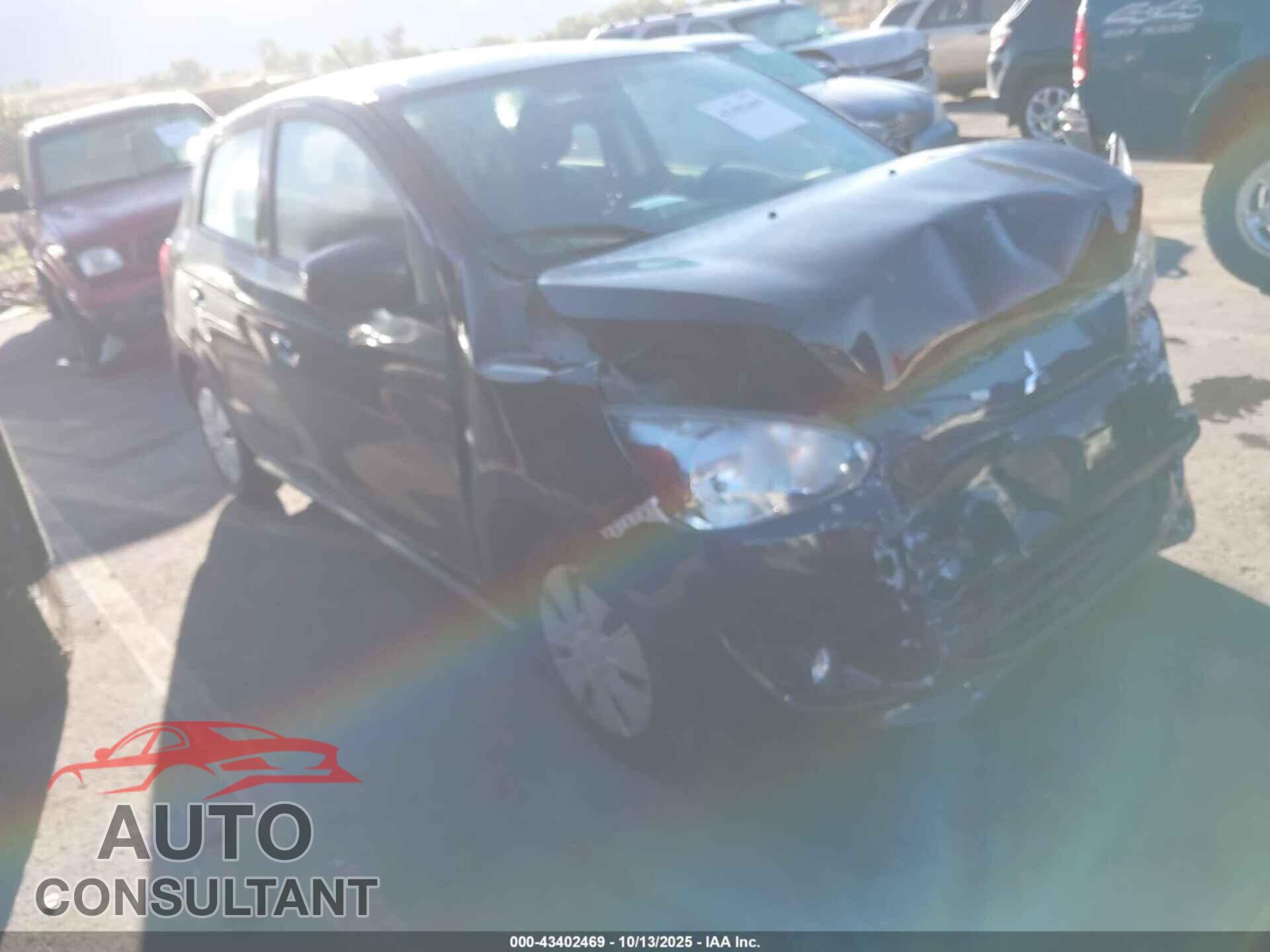MITSUBISHI MIRAGE 2015 - ML32A3HJ4FH047341