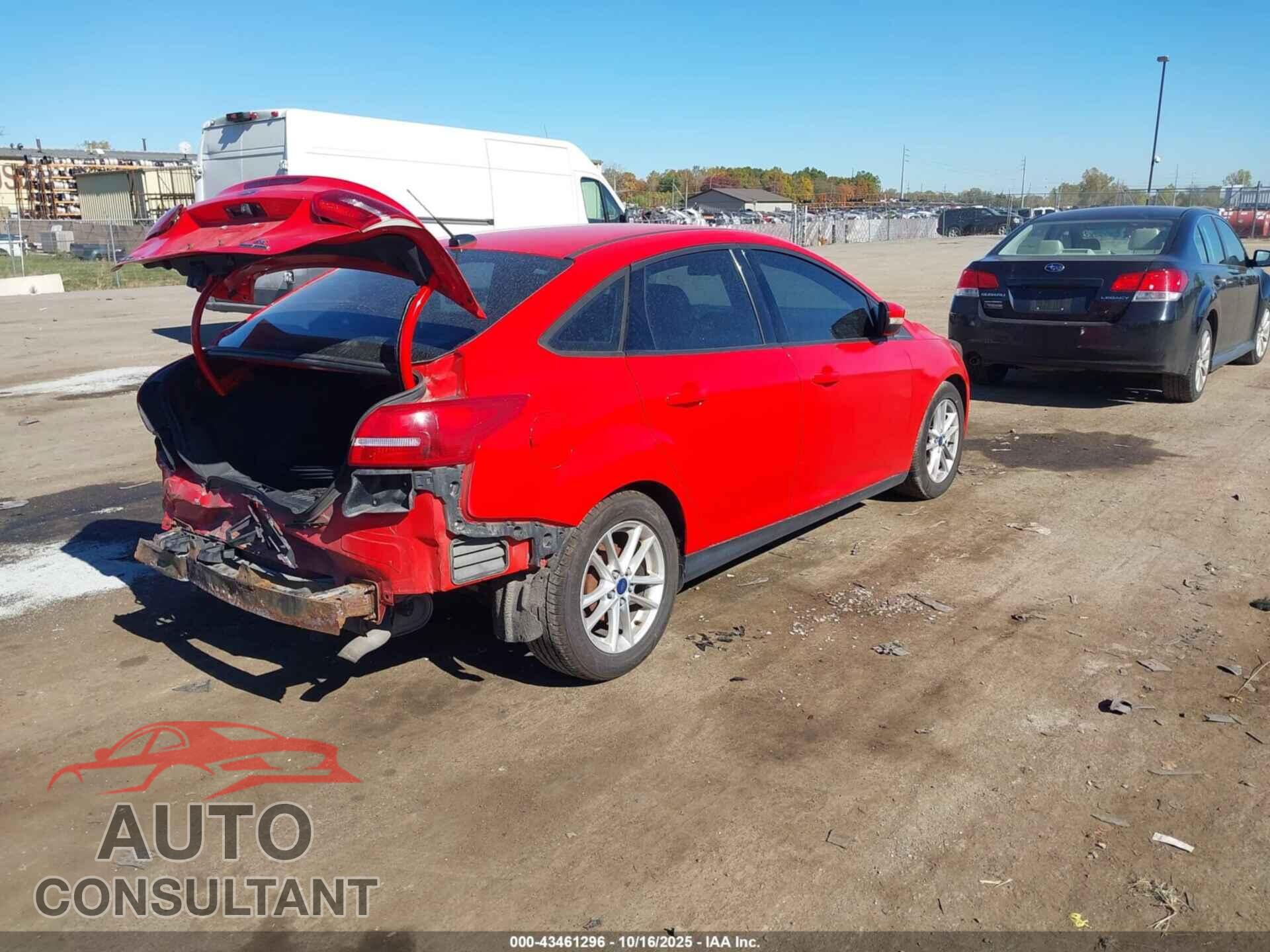 FORD FOCUS 2015 - 1FADP3F26FL205309