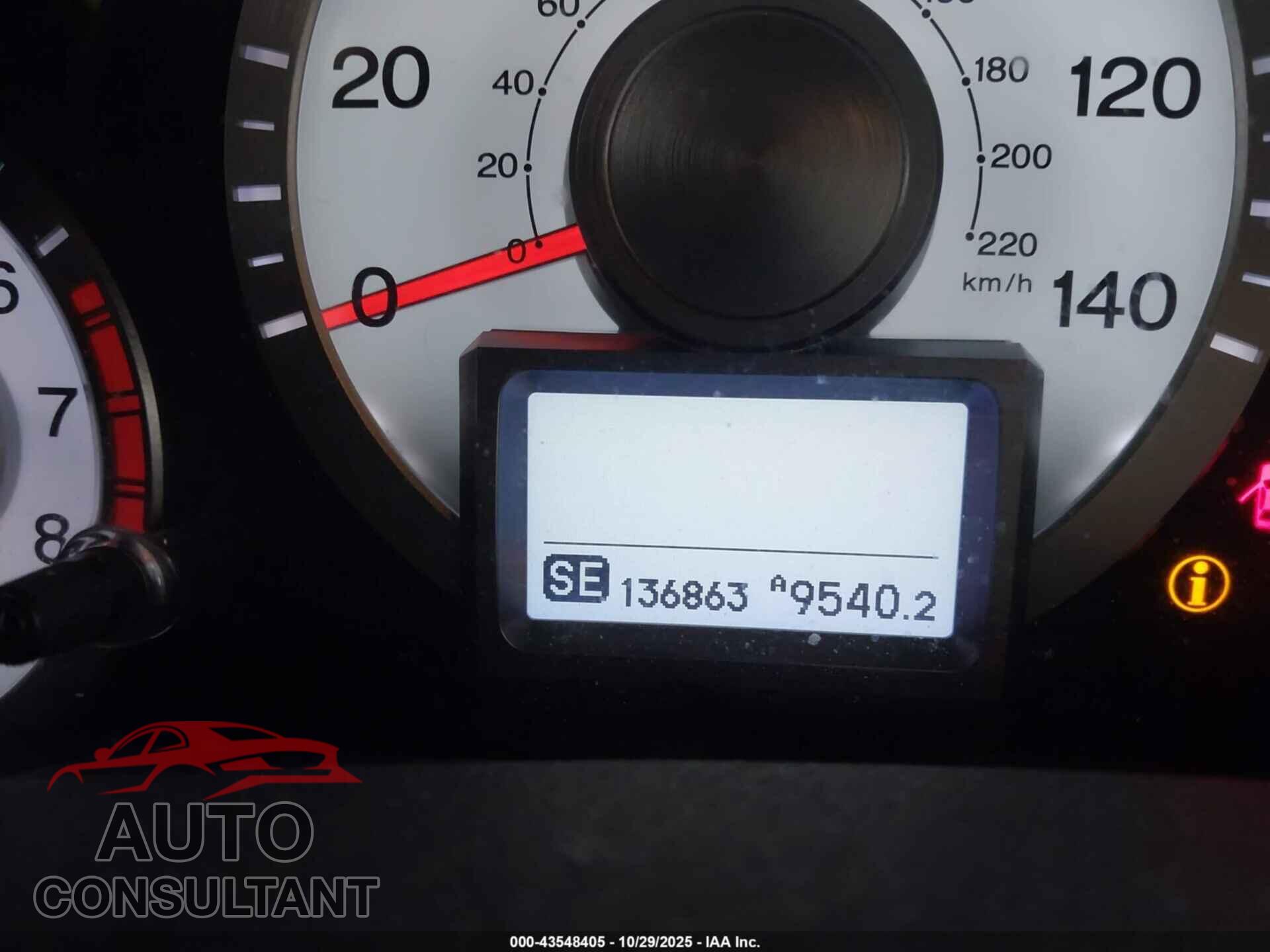 HONDA PILOT 2010 - 5FNYF4H81AB008811