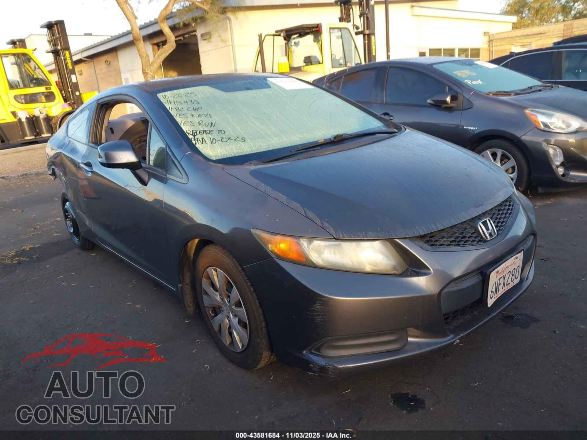 HONDA CIVIC 2012 - 2HGFG3B53CH545174