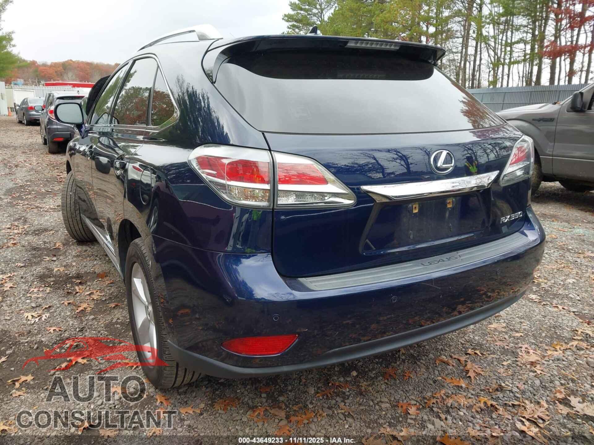 LEXUS RX 350 2013 - 2T2BK1BA3DC168043