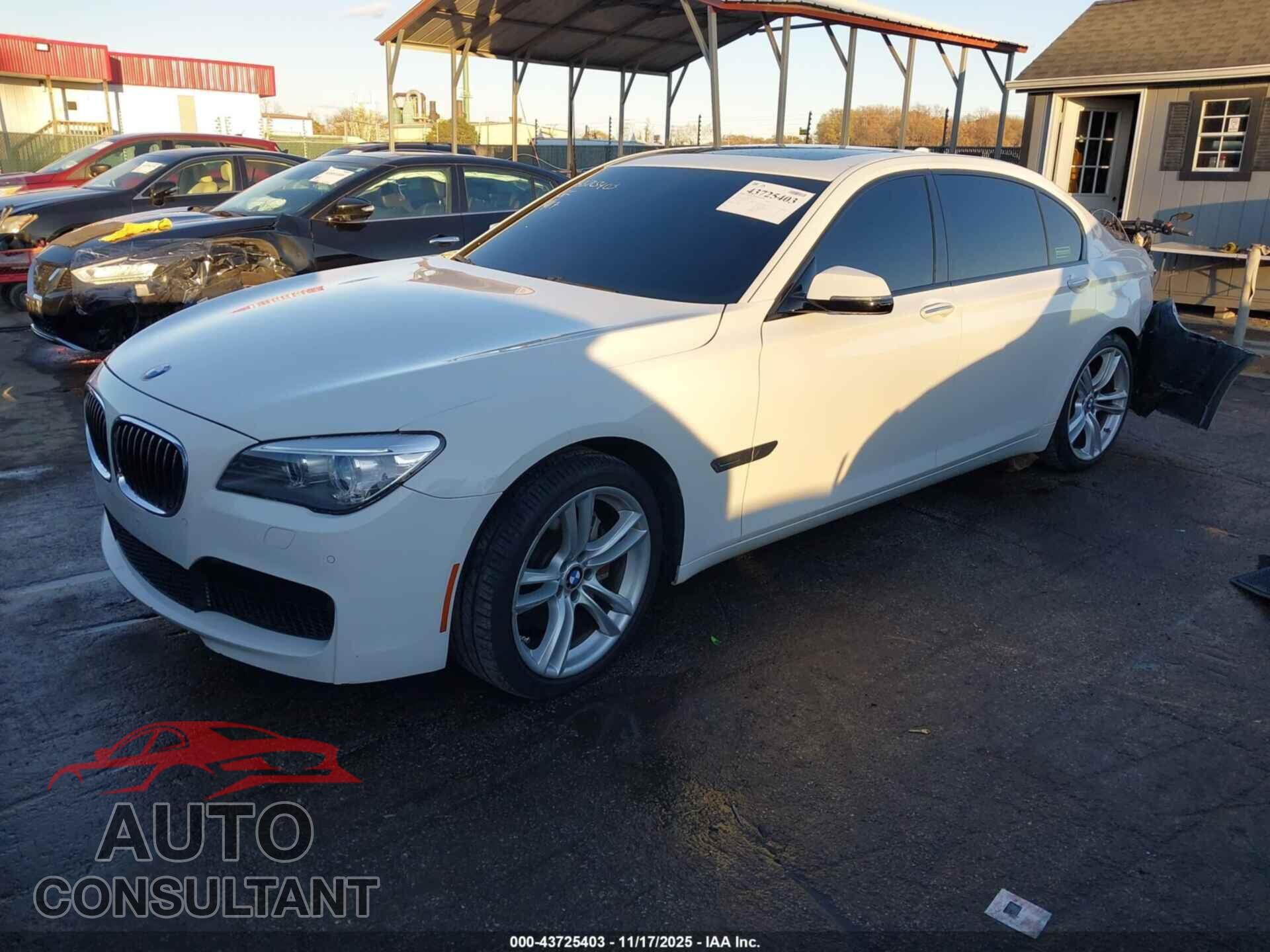 BMW 740LI 2013 - WBAYF4C59DDE23772