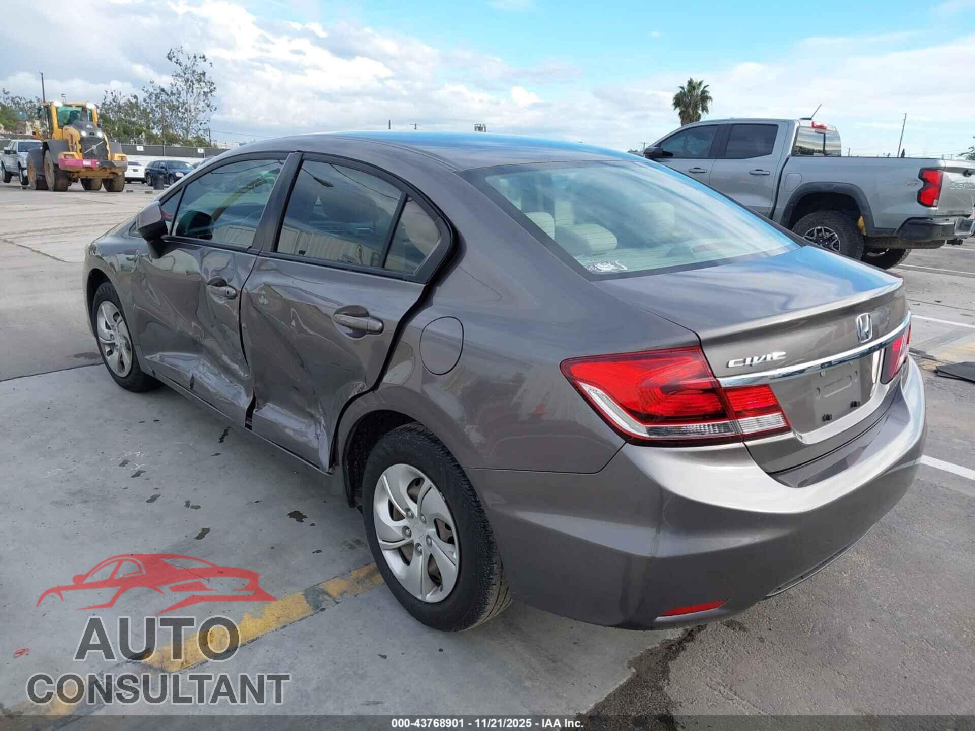 HONDA CIVIC 2013 - 19XFB2F50DE270555