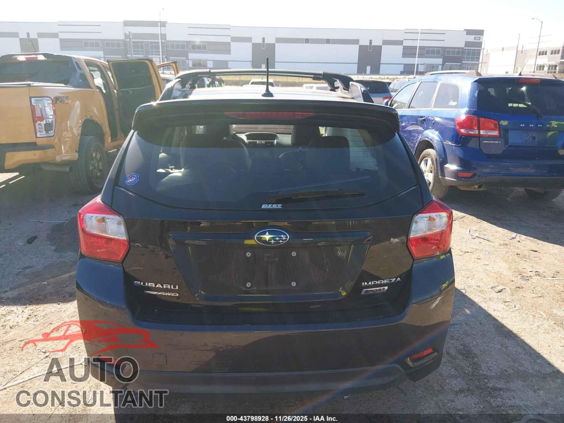SUBARU IMPREZA 2012 - JF1GPAU69CH245275
