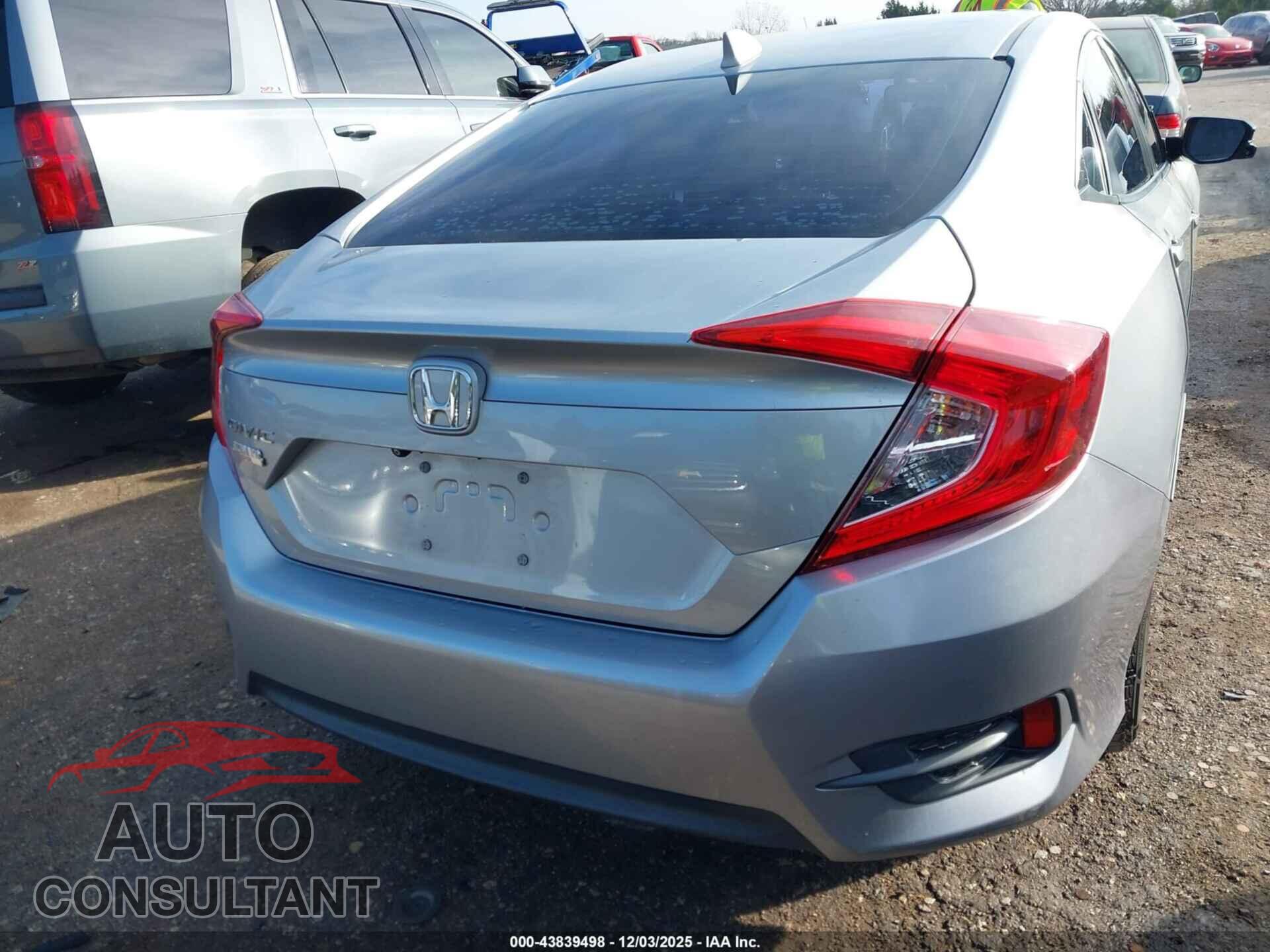 HONDA CIVIC 2017 - 19XFC2F74HE052249