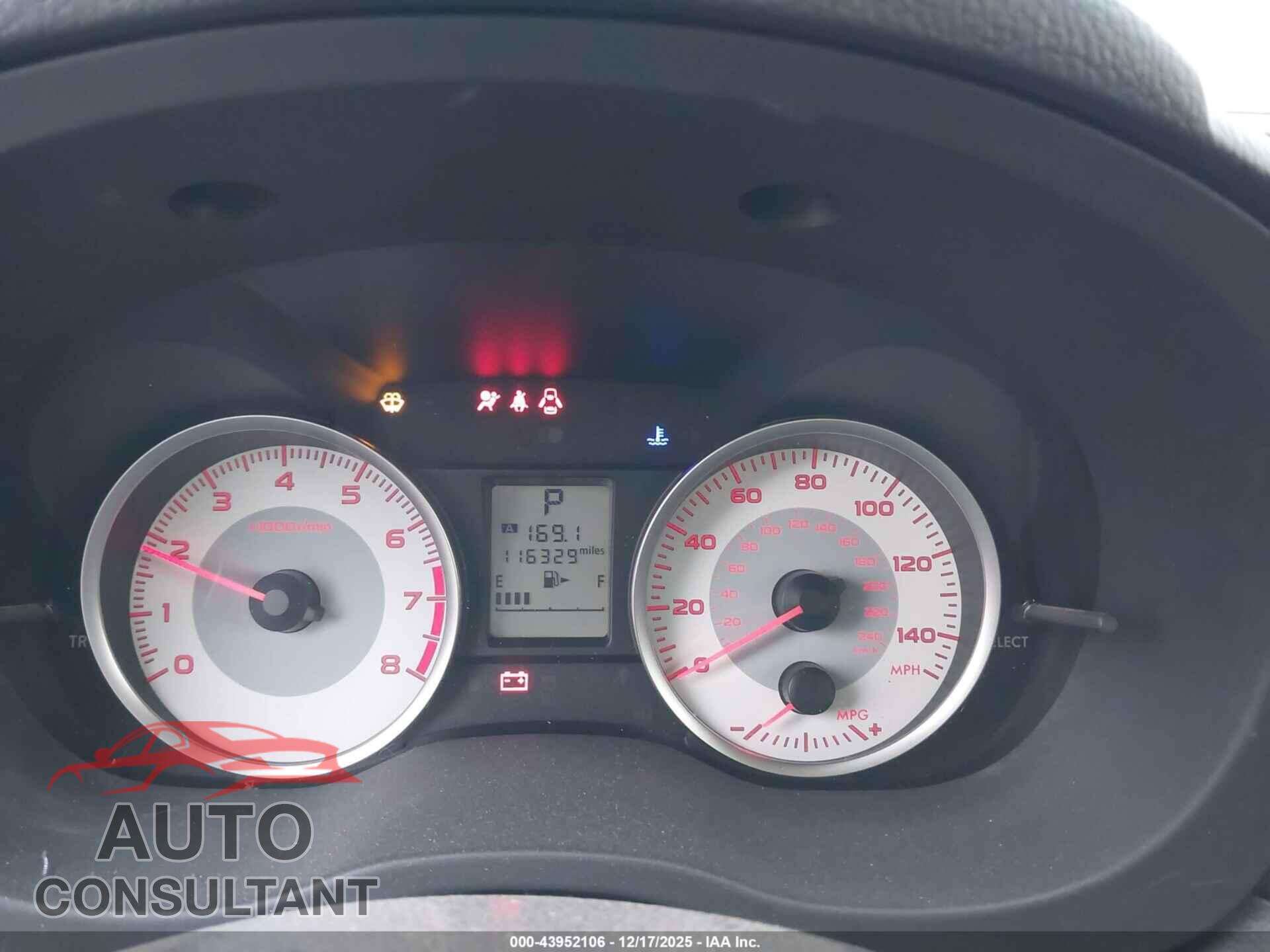 SUBARU IMPREZA 2014 - JF1GPAL61E8287346