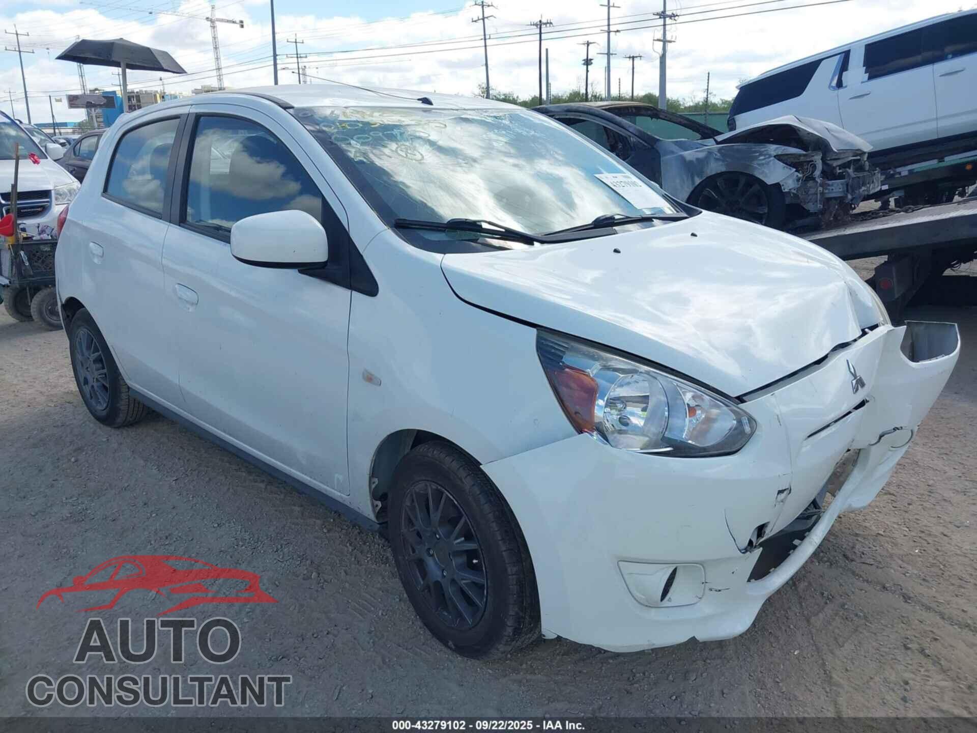 MITSUBISHI MIRAGE 2014 - ML32A3HJ0EH009720