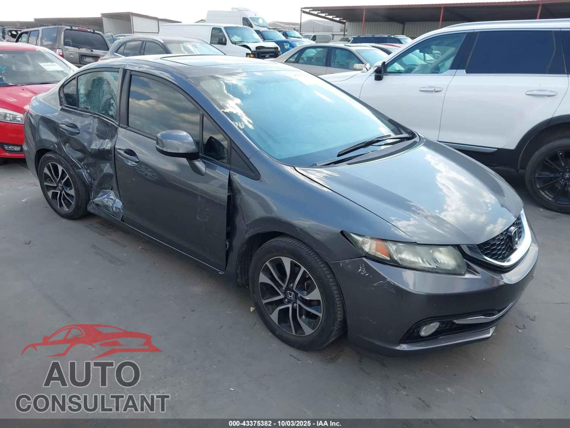 HONDA CIVIC 2013 - 19XFB2F95DE052291