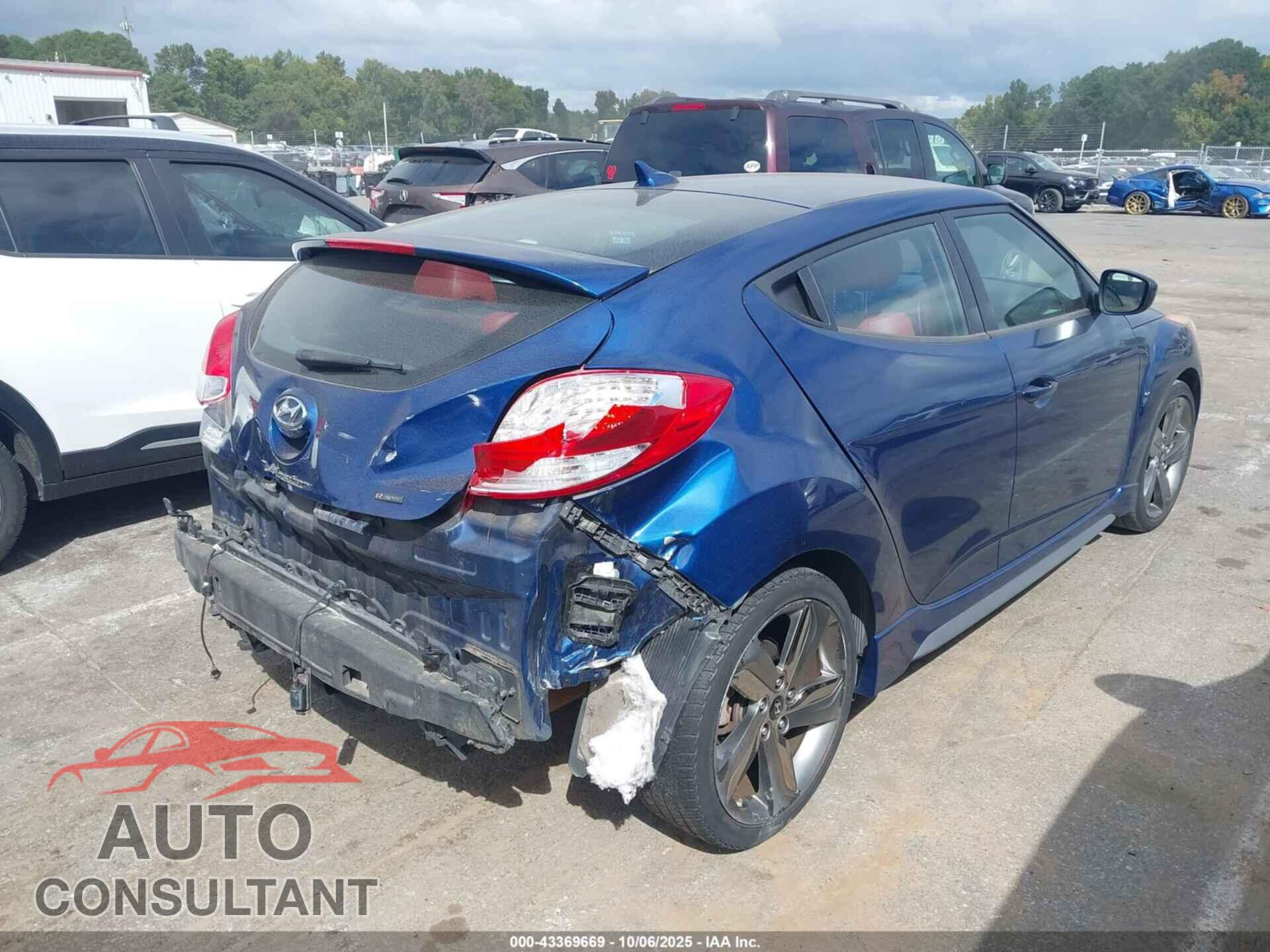 HYUNDAI VELOSTER 2015 - KMHTC6AE4FU244037