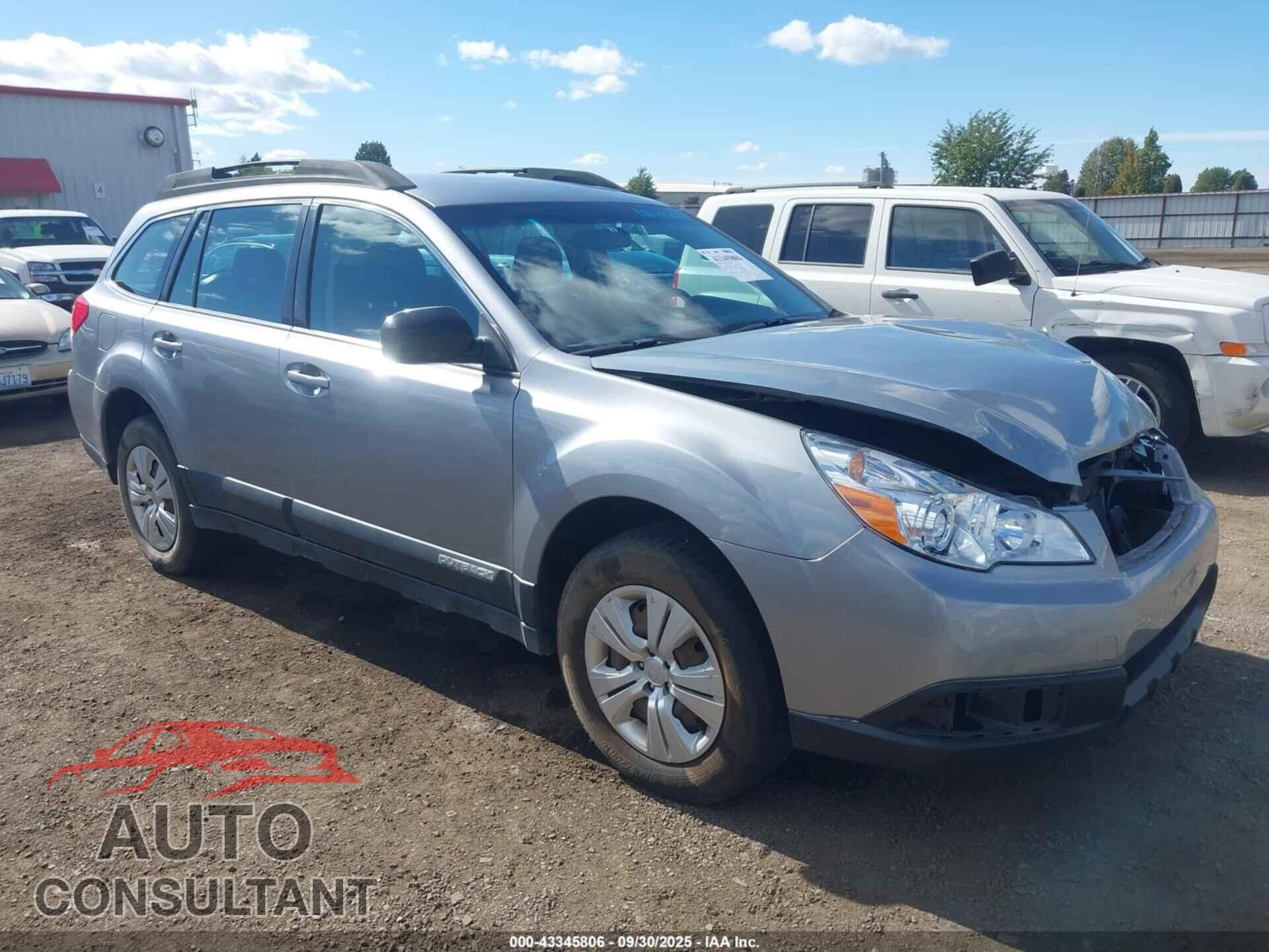 SUBARU OUTBACK 2011 - 4S4BRBAC7B3422816