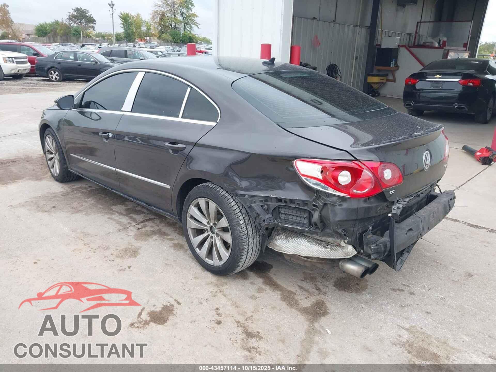 VOLKSWAGEN CC 2010 - WVWML7AN2AE510107