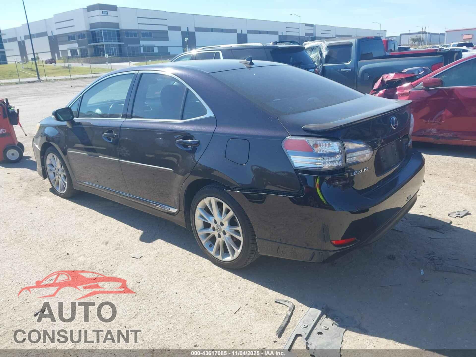 LEXUS HS 250H 2010 - JTHBB1BA6A2026704